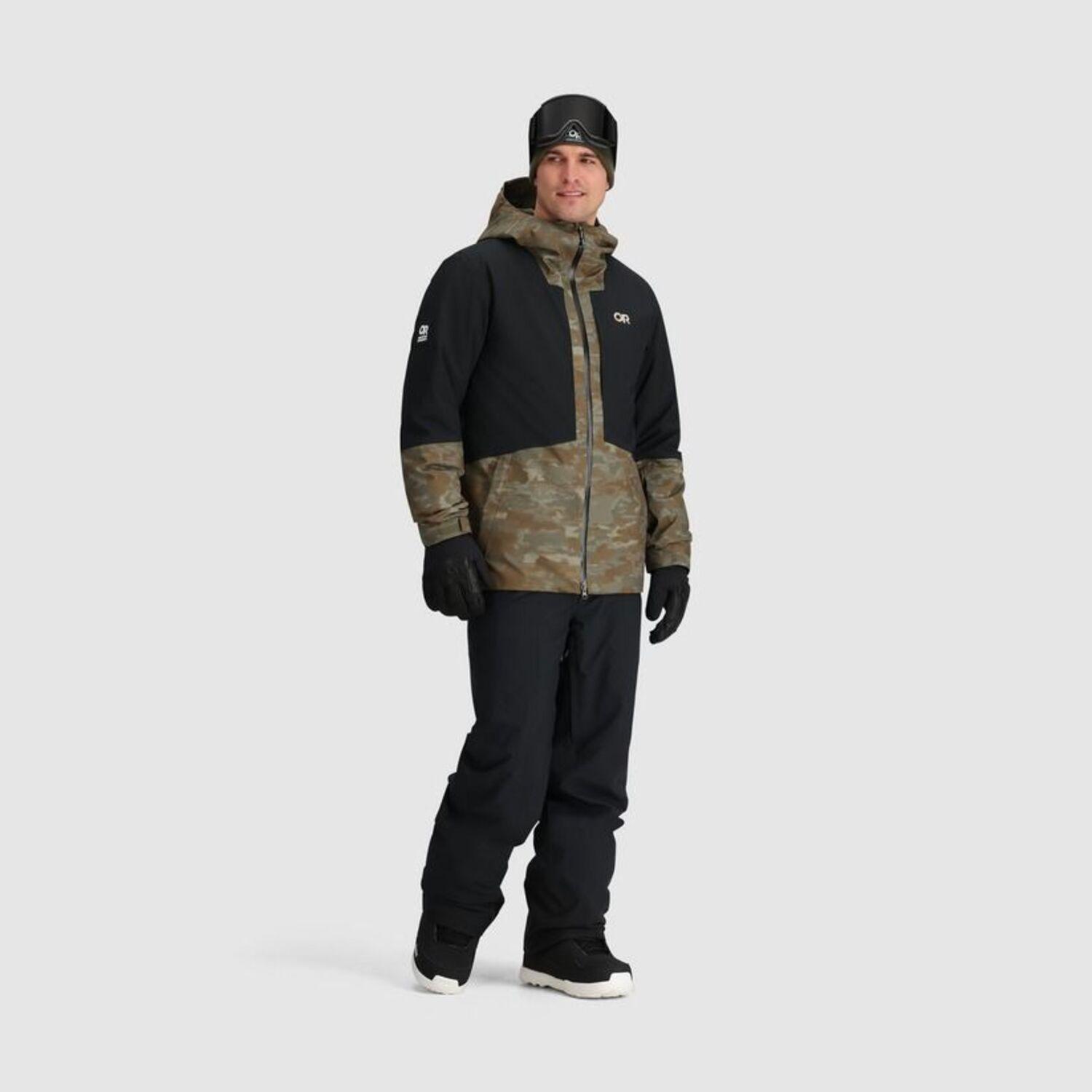 Chaqueta Outdoor Research Hombre Snowcrew Verde-3