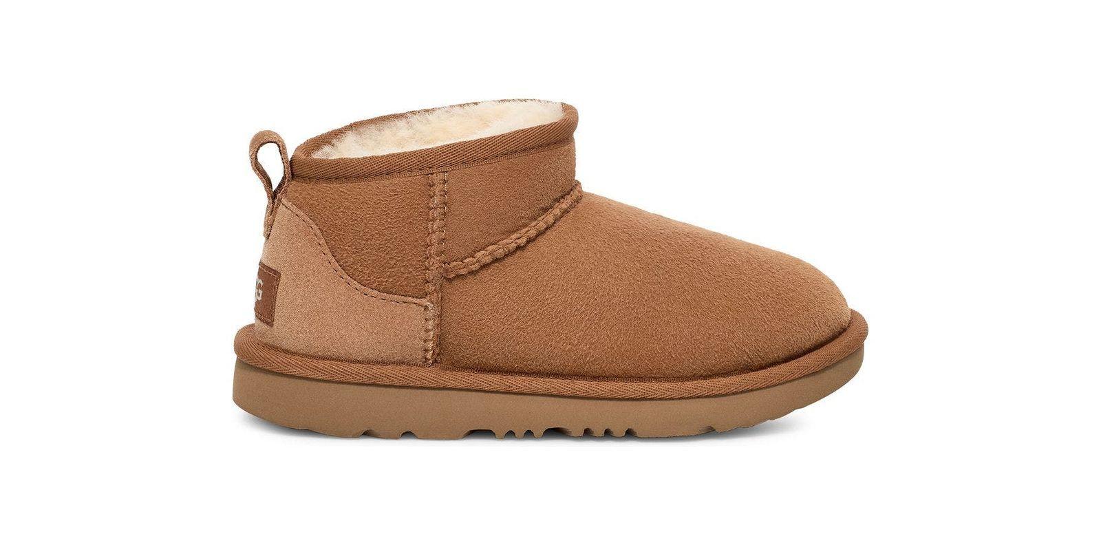 Bota Kids Ugg Classic Ultra Mini Café-0
