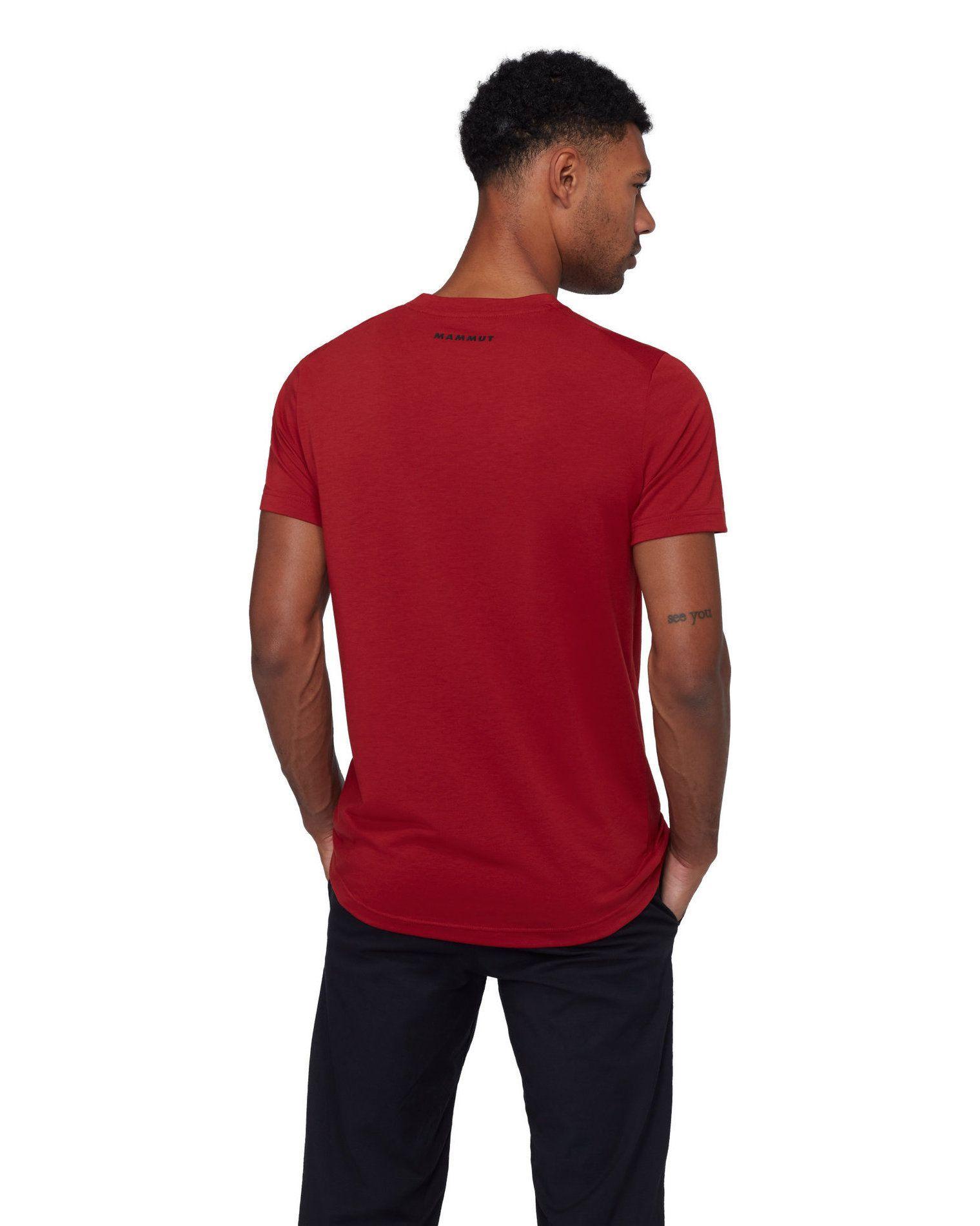 Polera Mammut Hombre Trovat Logo Rojo-2