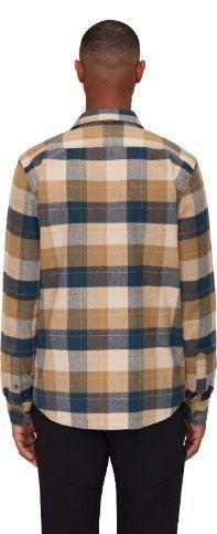 Camisa Mammut Hombre Trovat Longsleeve Marrón-1
