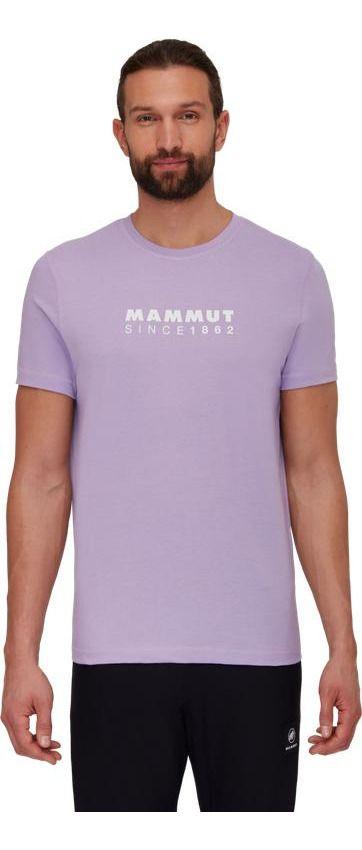 Polera Mammut Hombre Core T-shirt Logo Morado-0