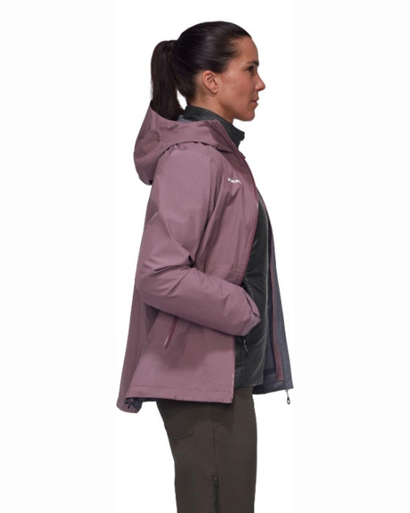 Chaqueta Mammut Mujer Alto Light 3 In 1 Hs Hooded Morado-1
