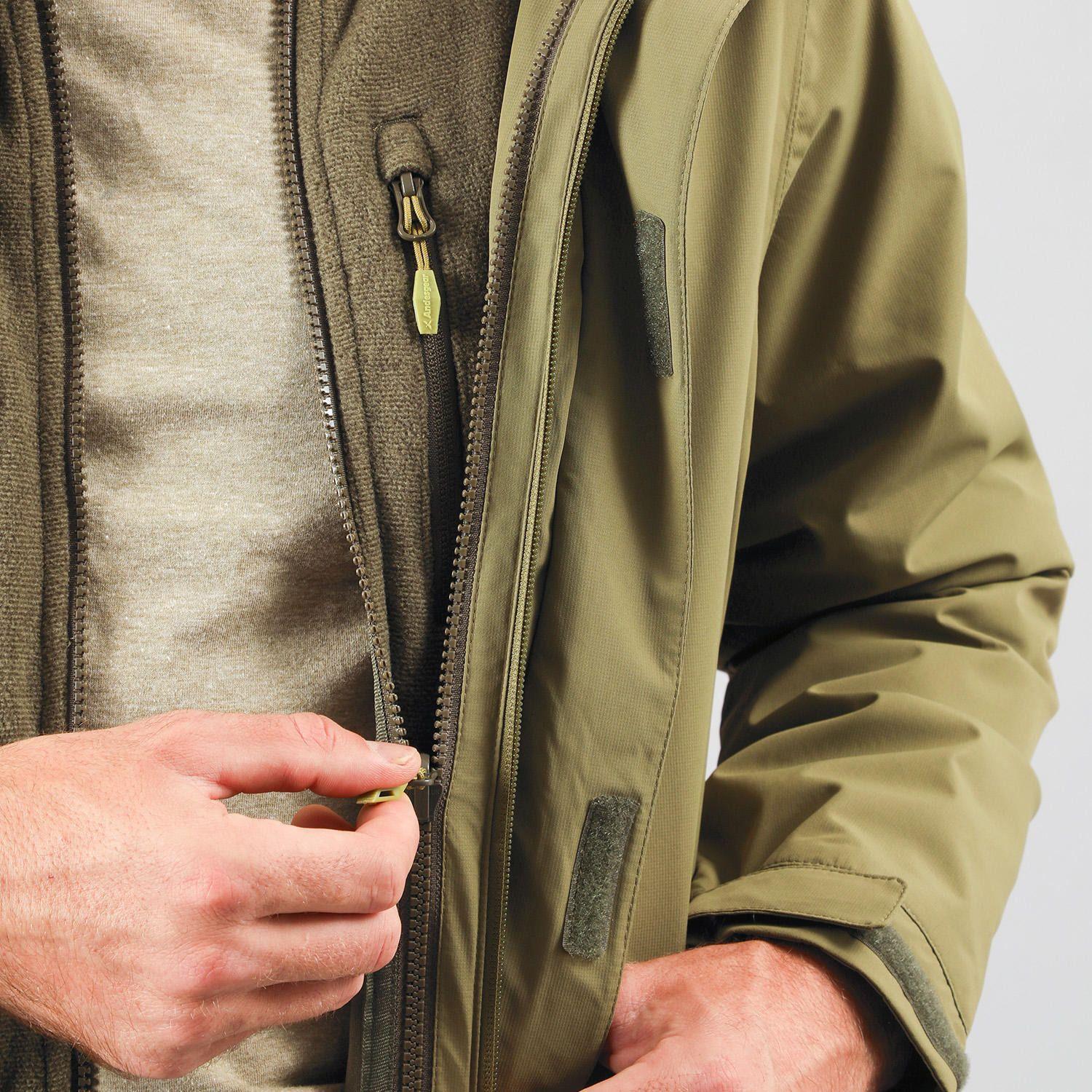 Chaqueta Andesgear Hombre 3 En 1 Cochamo AG040 Verde-3