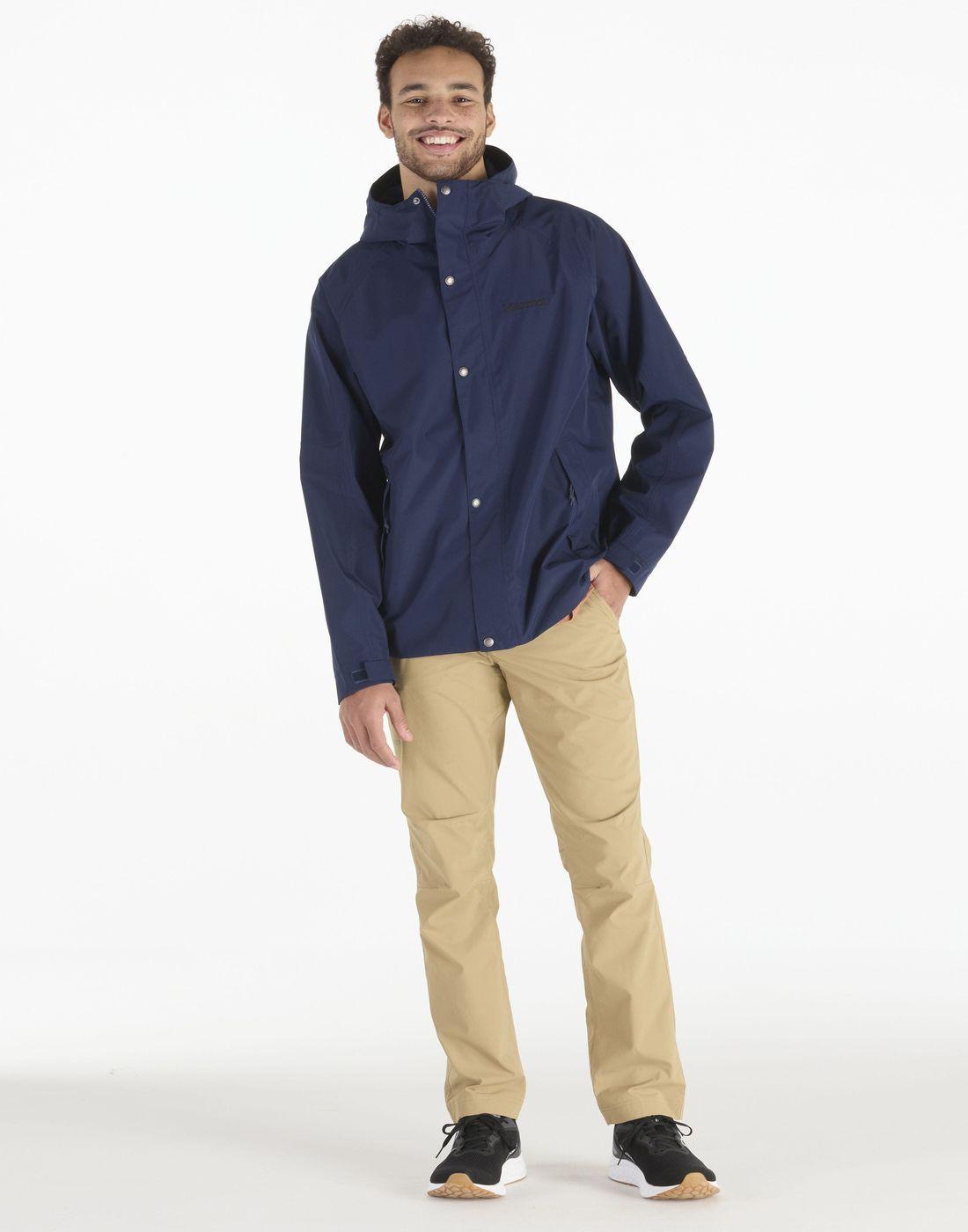 Chaqueta Marmot Hombre Impermeable Cascade Azul-1