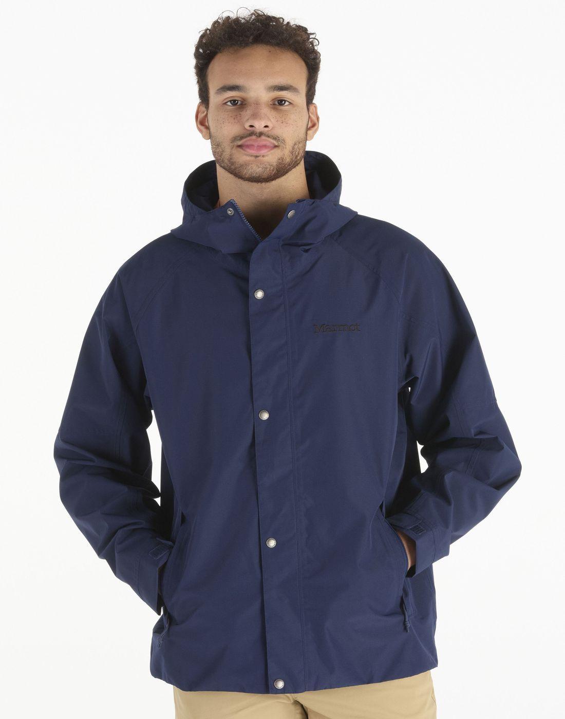 Chaqueta Marmot Hombre Impermeable Cascade Azul-2