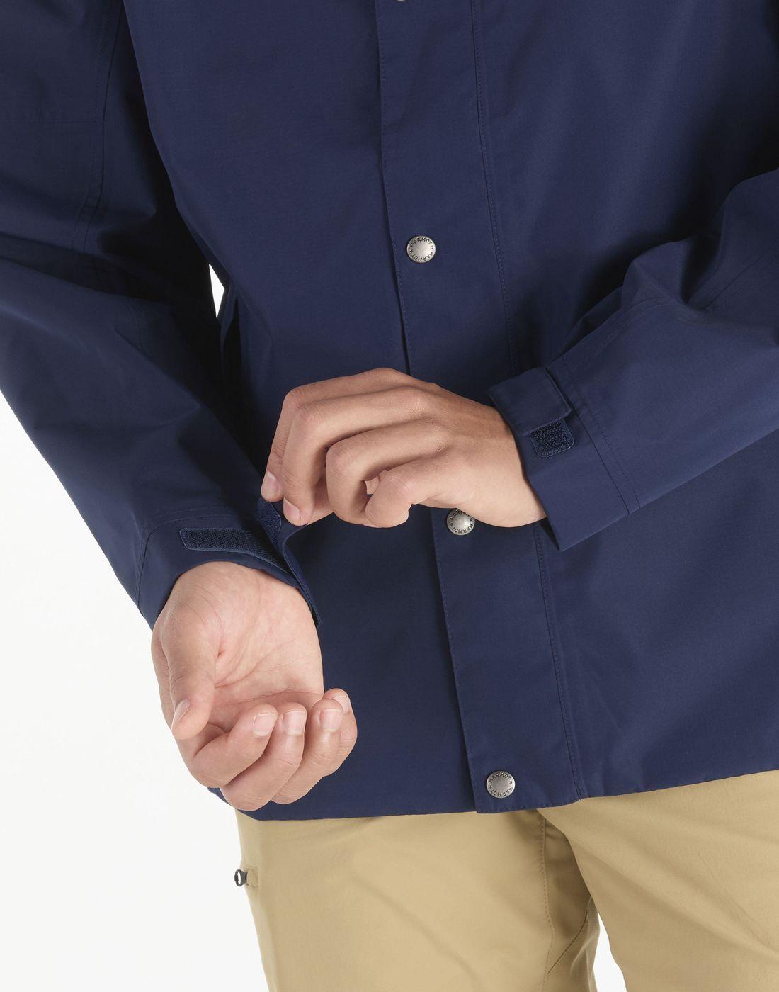 Chaqueta Marmot Hombre Impermeable Cascade Azul-4