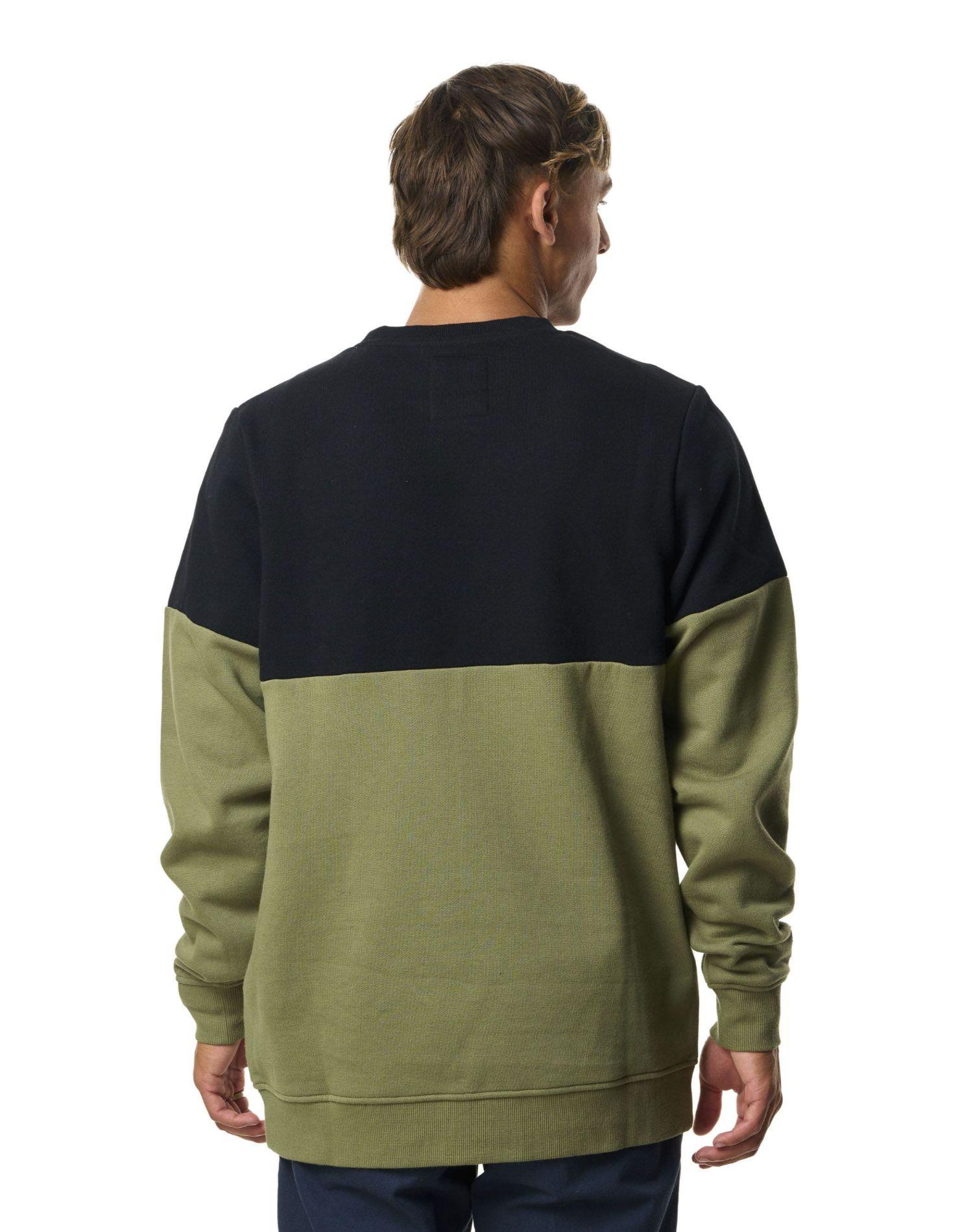 Polerón Stoked Hombre Fishing Negro-Verde-2