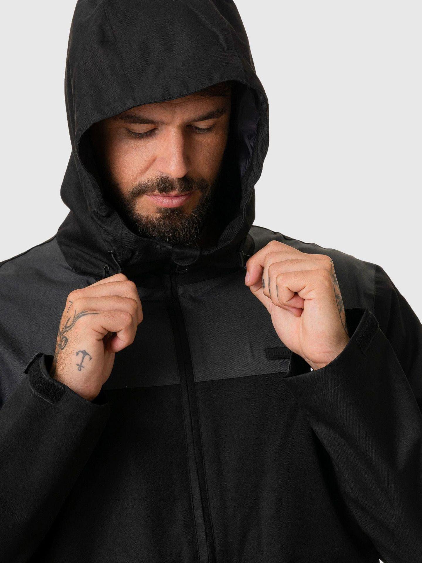 Chaqueta Kivül Hombre Kapas Reciclada Negro-3