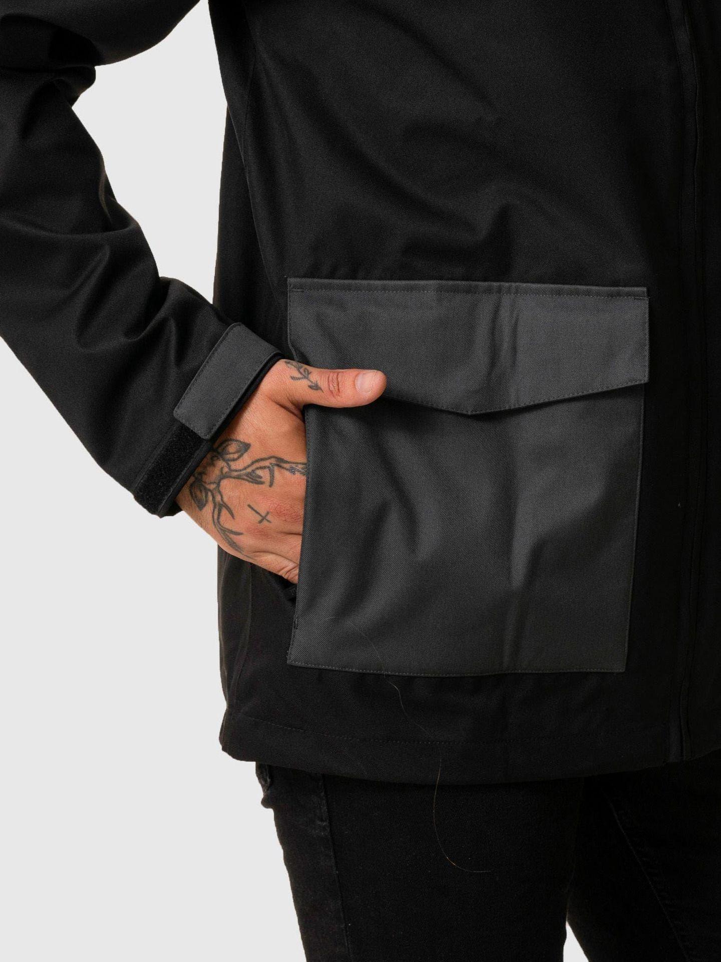 Chaqueta Kivül Hombre Kapas Reciclada Negro-4