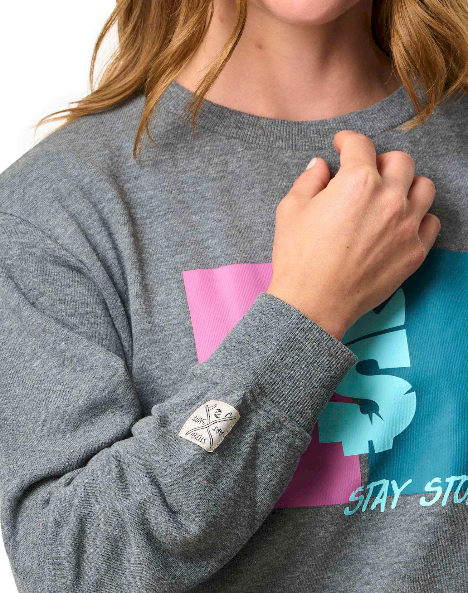 Polerón Stoked Mujer Coral Negro-4