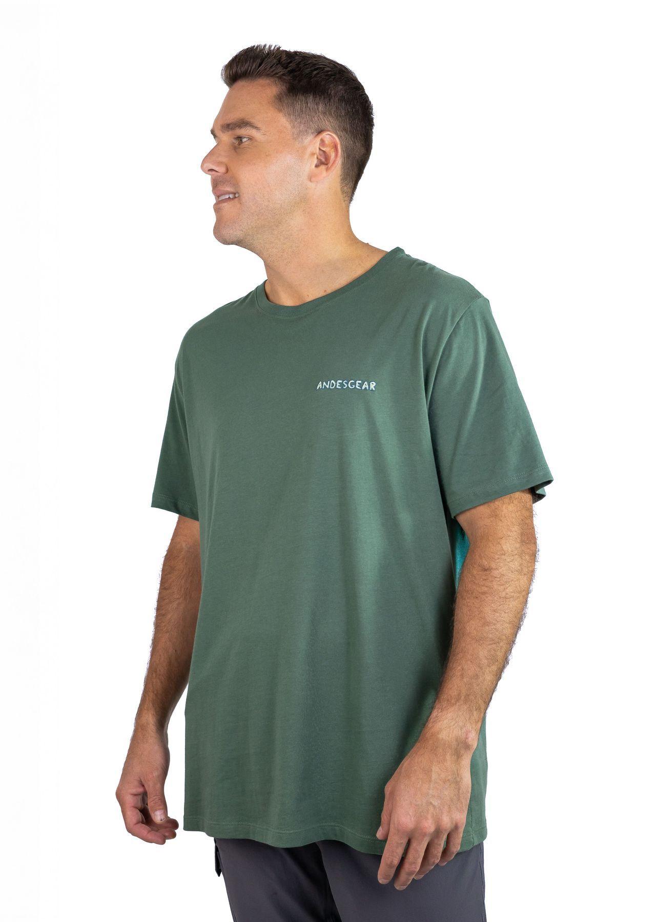 Polera Andesgear Hombre Logo Verde-3