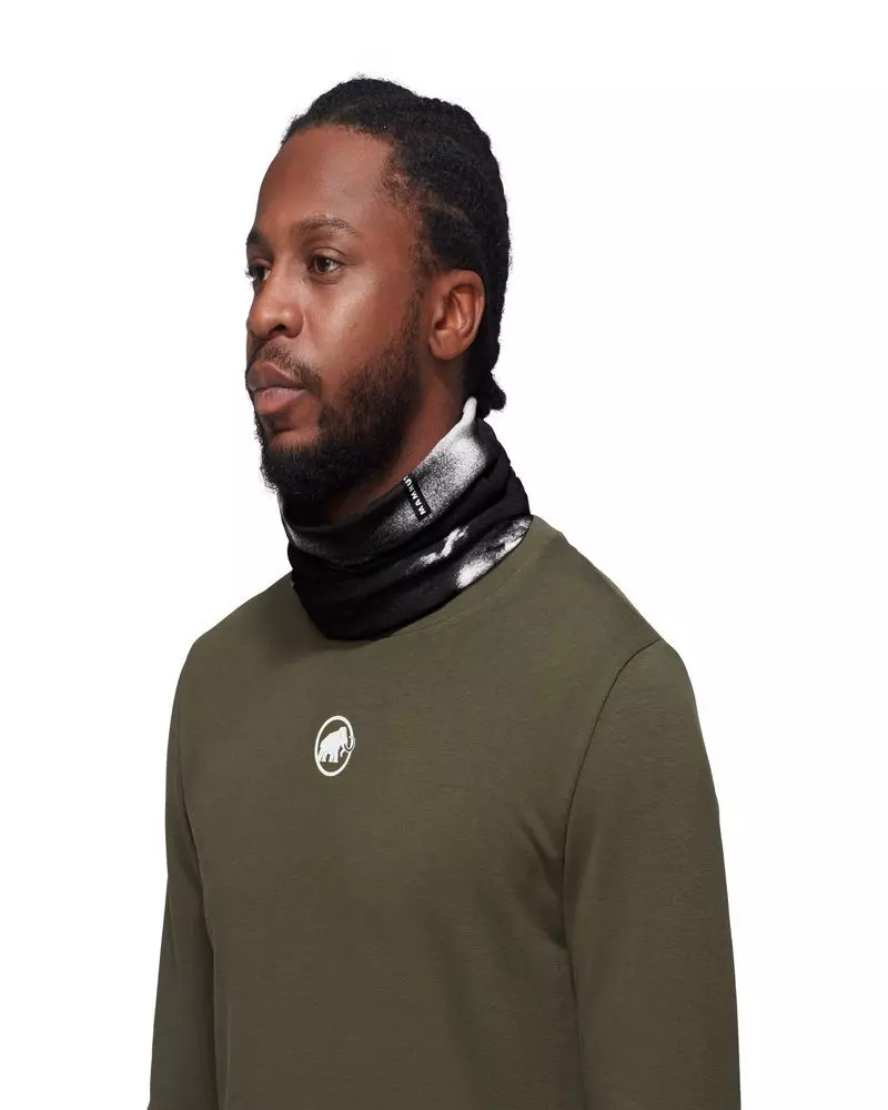 Cuello Mammut Unisex Fleece Neck Gaiter Negro-0