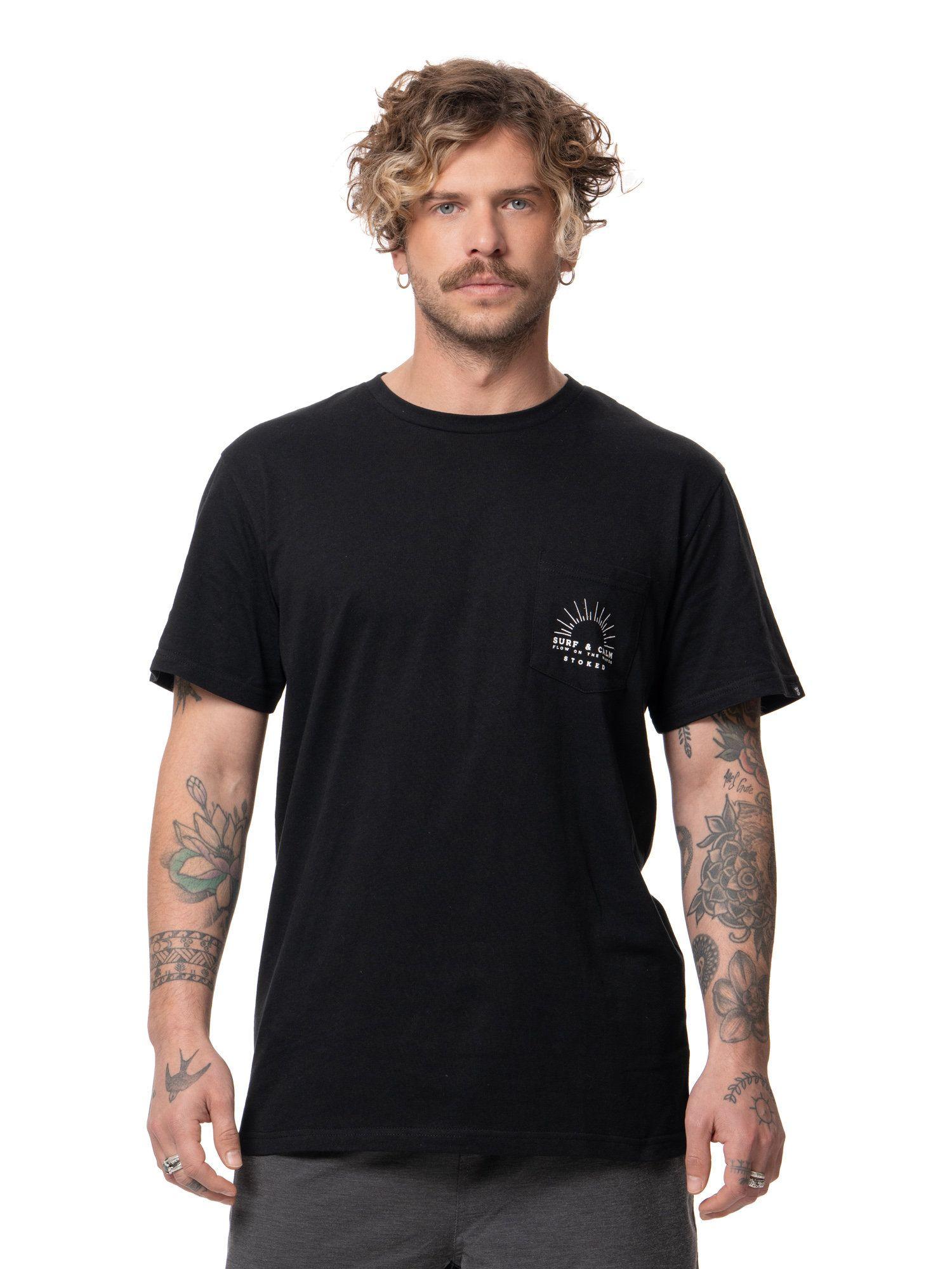 Polera Stoked Hombre Calm Negro-0