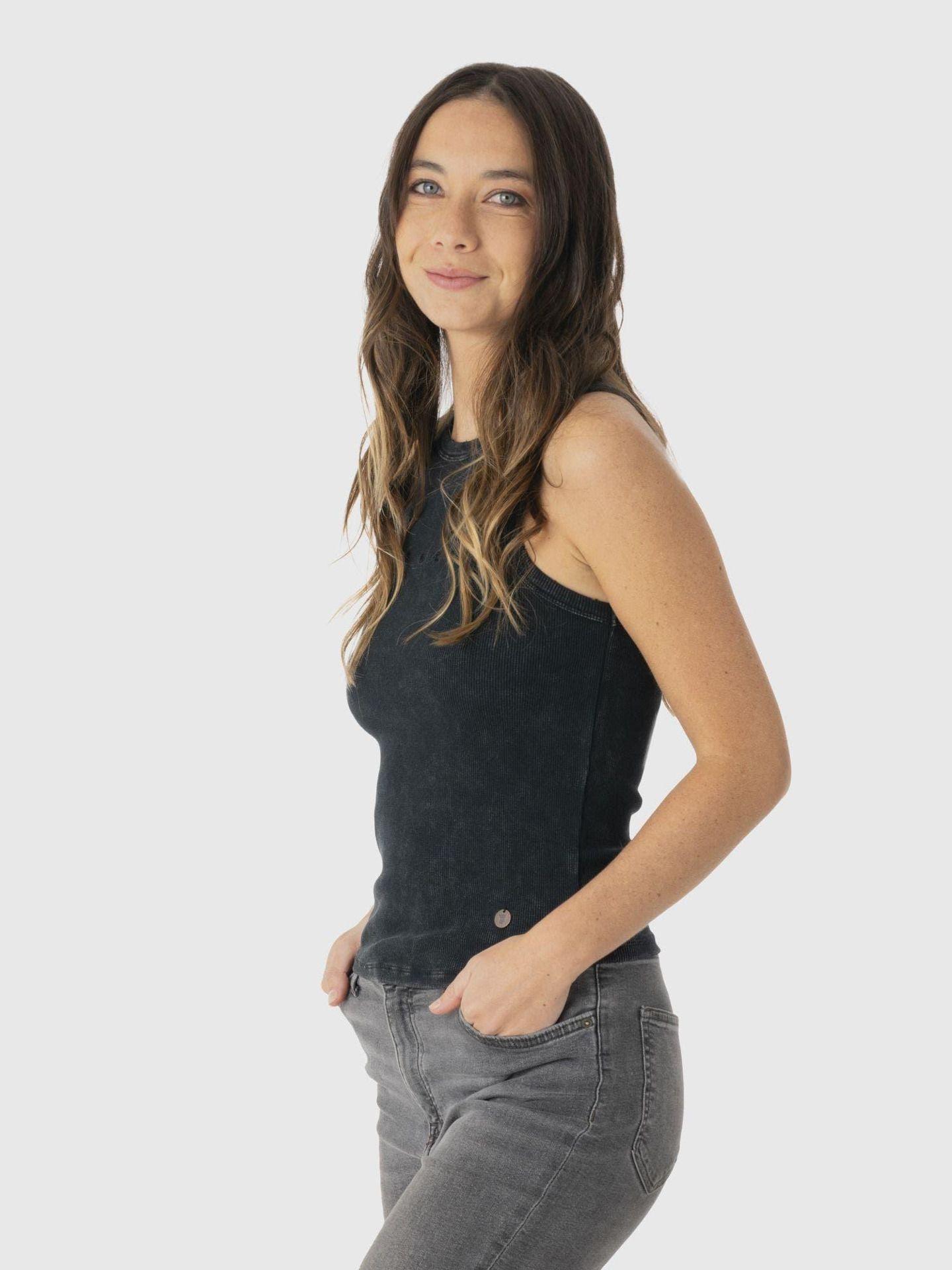Polera Stoked Mujer Lip Negro-1