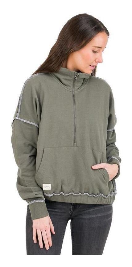 Polerón Kivül Mujer Vori Reciclado Verde-0