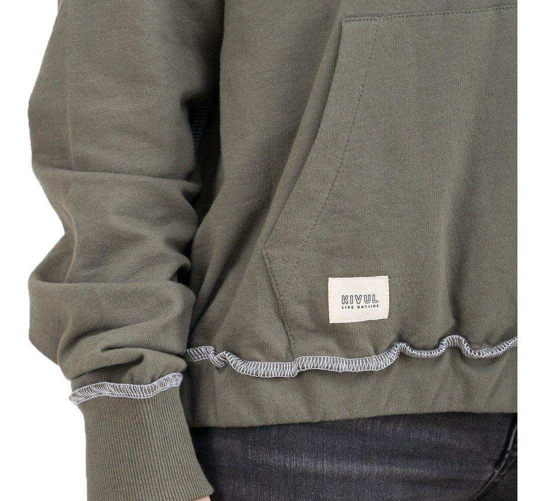 Polerón Kivül Mujer Vori Reciclado Verde-4