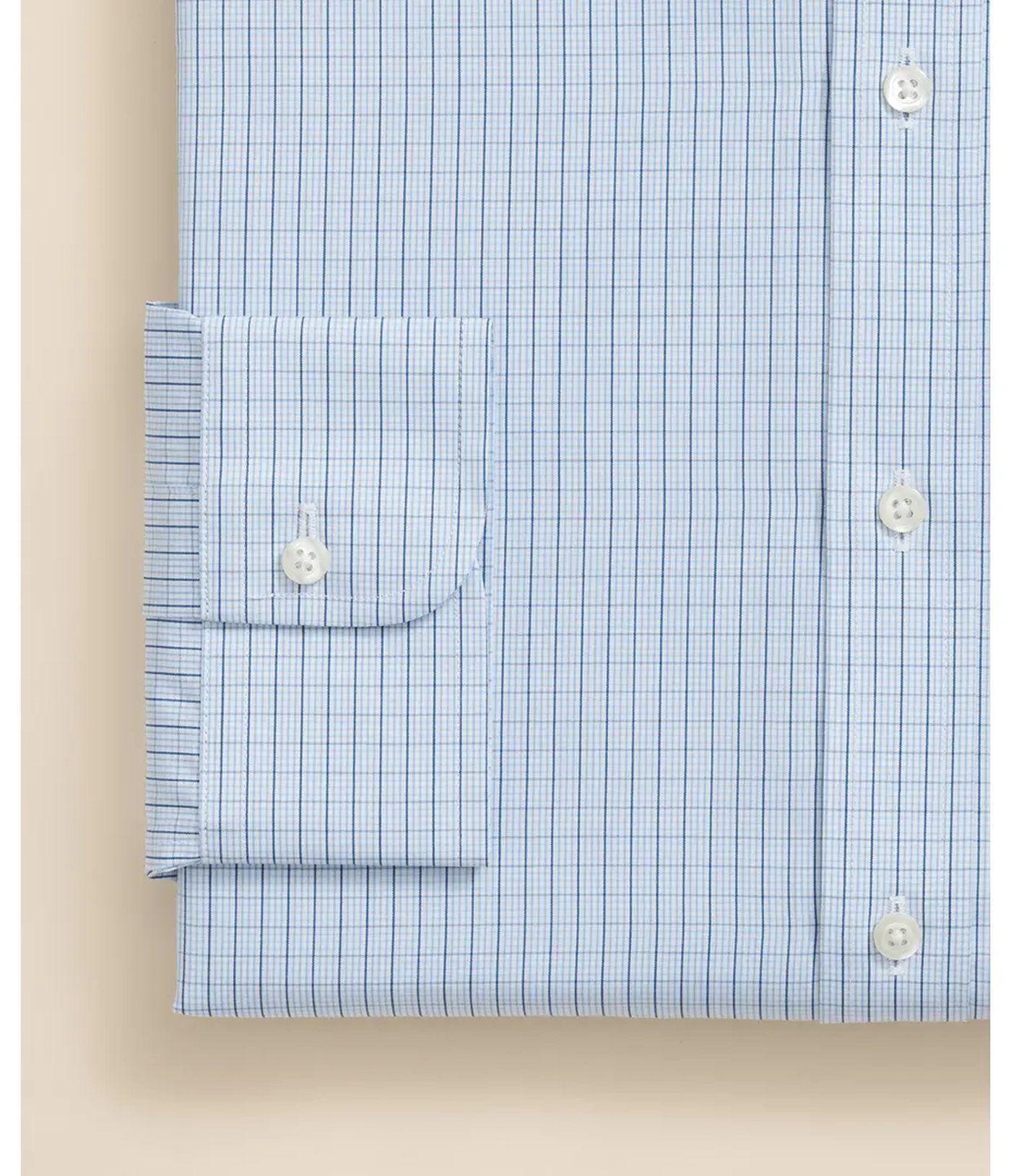 Camisa Brooks Brothers Hombre Ds Fin Bc Rctn Pbd Azul-3
