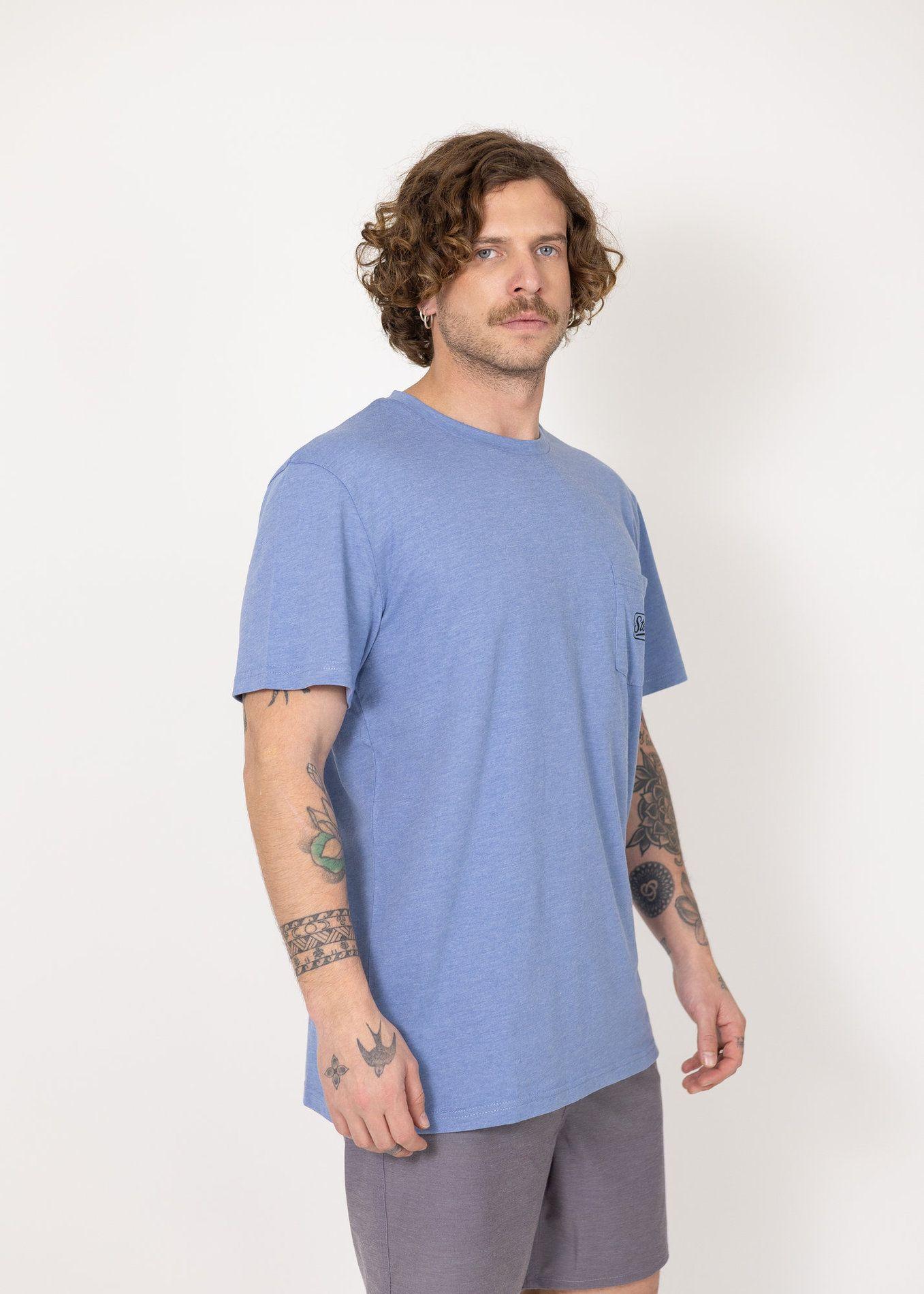 Polera Vintage Stoked V26 Hombre Azul-2