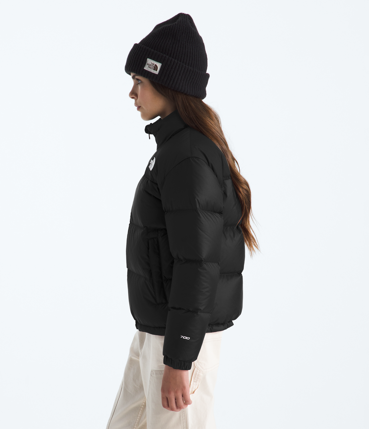 Chaqueta De Pluma Teen 1996 Retro Nuptse Niños Negro-4