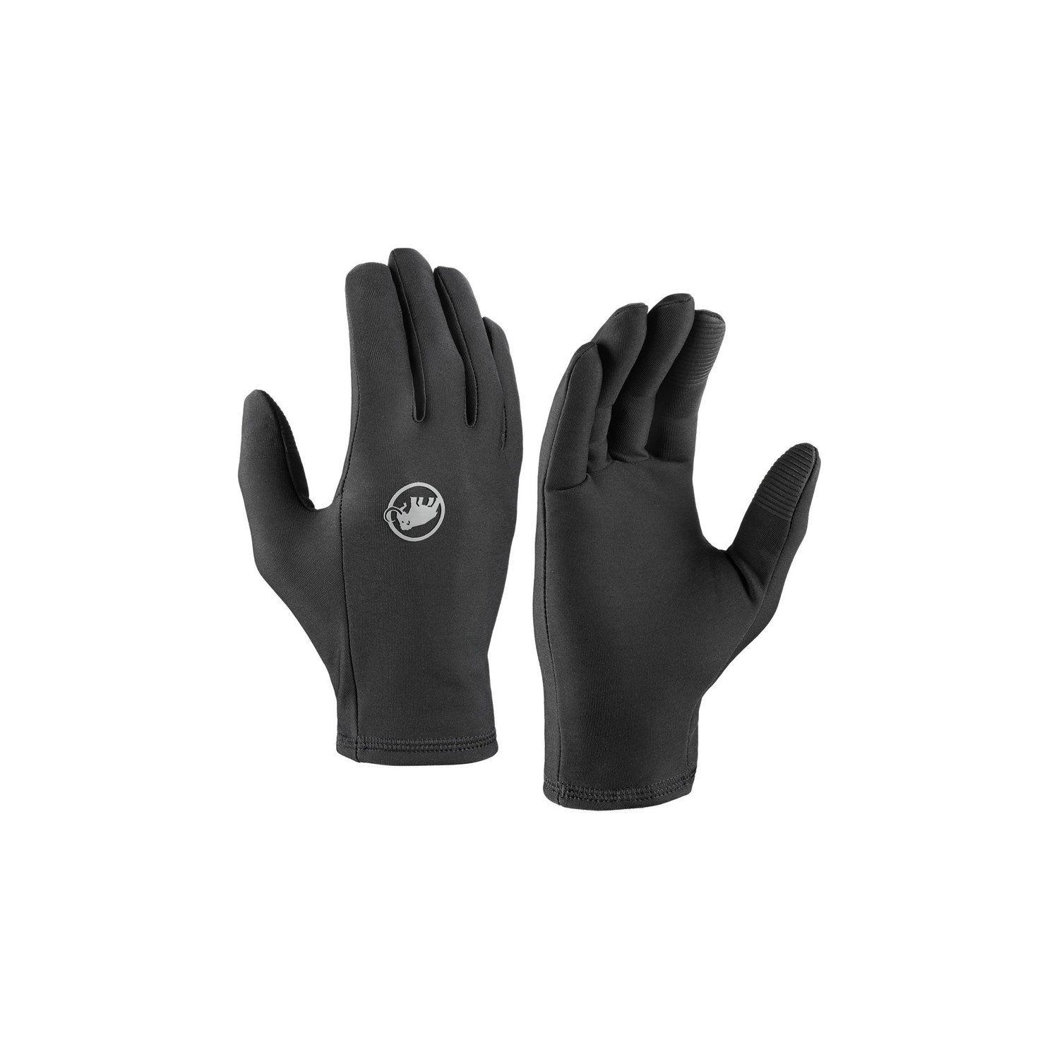 Guantes Mammut Unisex Stretch Negro-0