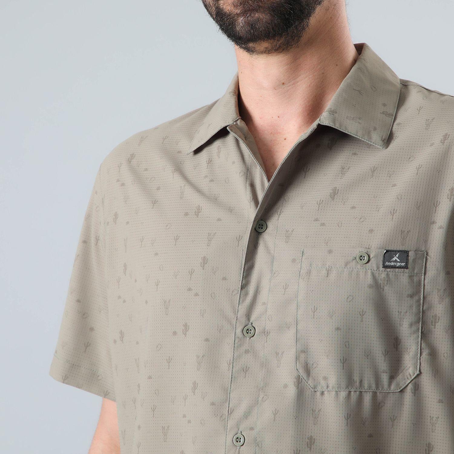 Camisa Andesgear Hombre Colico Café-3