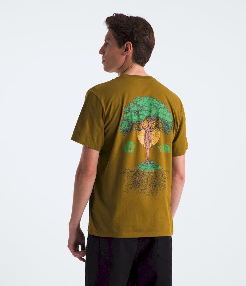 Polera The North Face Hombre S/S Crown Shyness Tee Café-0