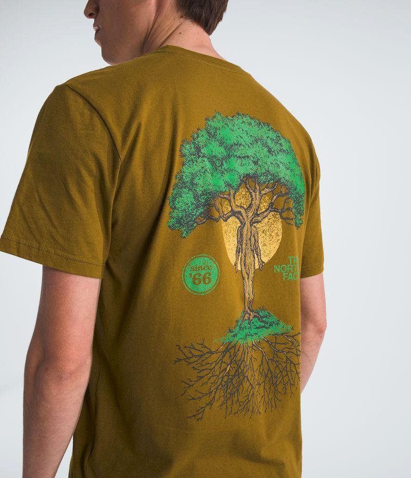 Polera The North Face Hombre S/S Crown Shyness Tee Café-2
