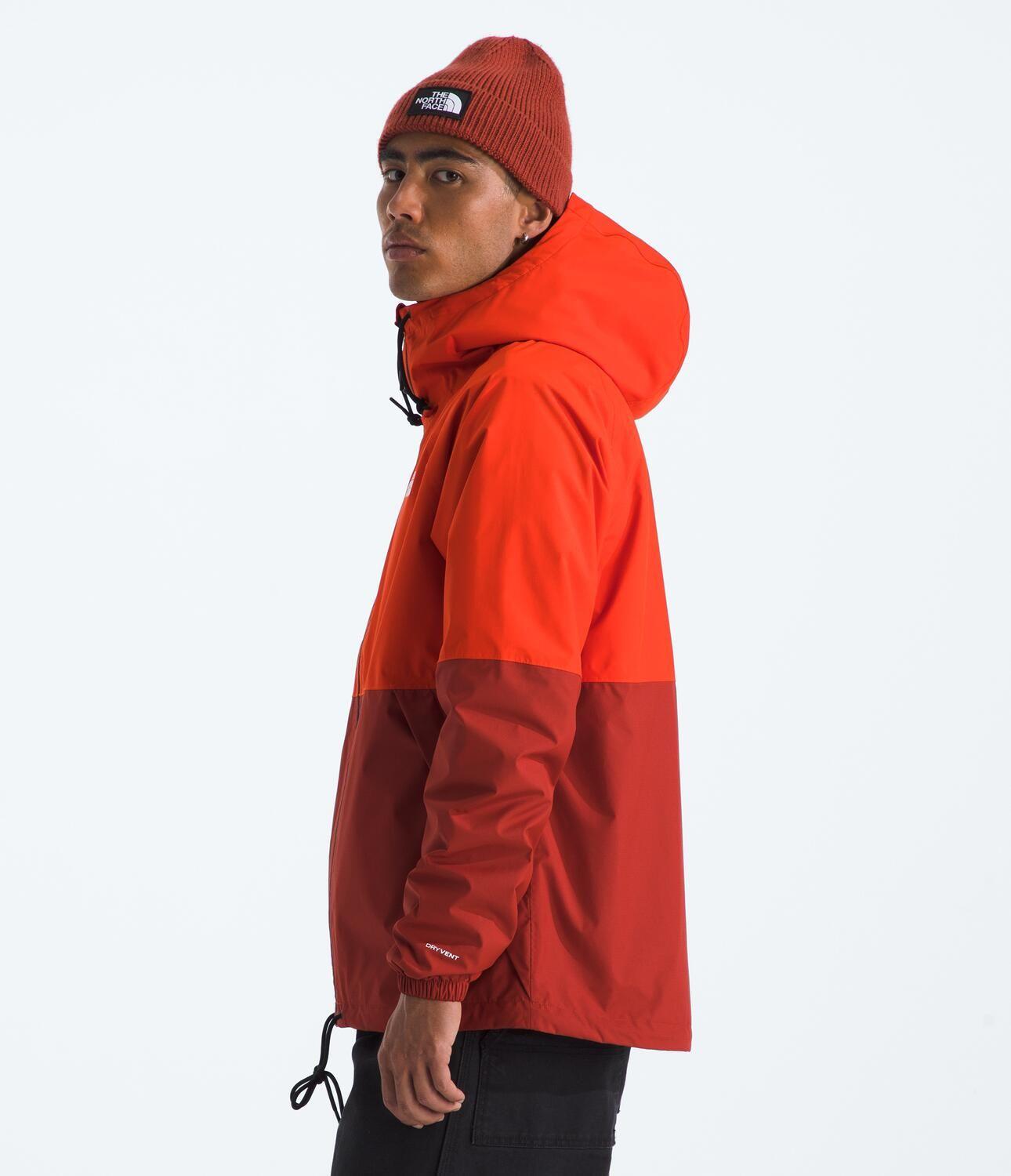 Chaqueta Impermeable Antora Hoodie Hombre Rojo-3