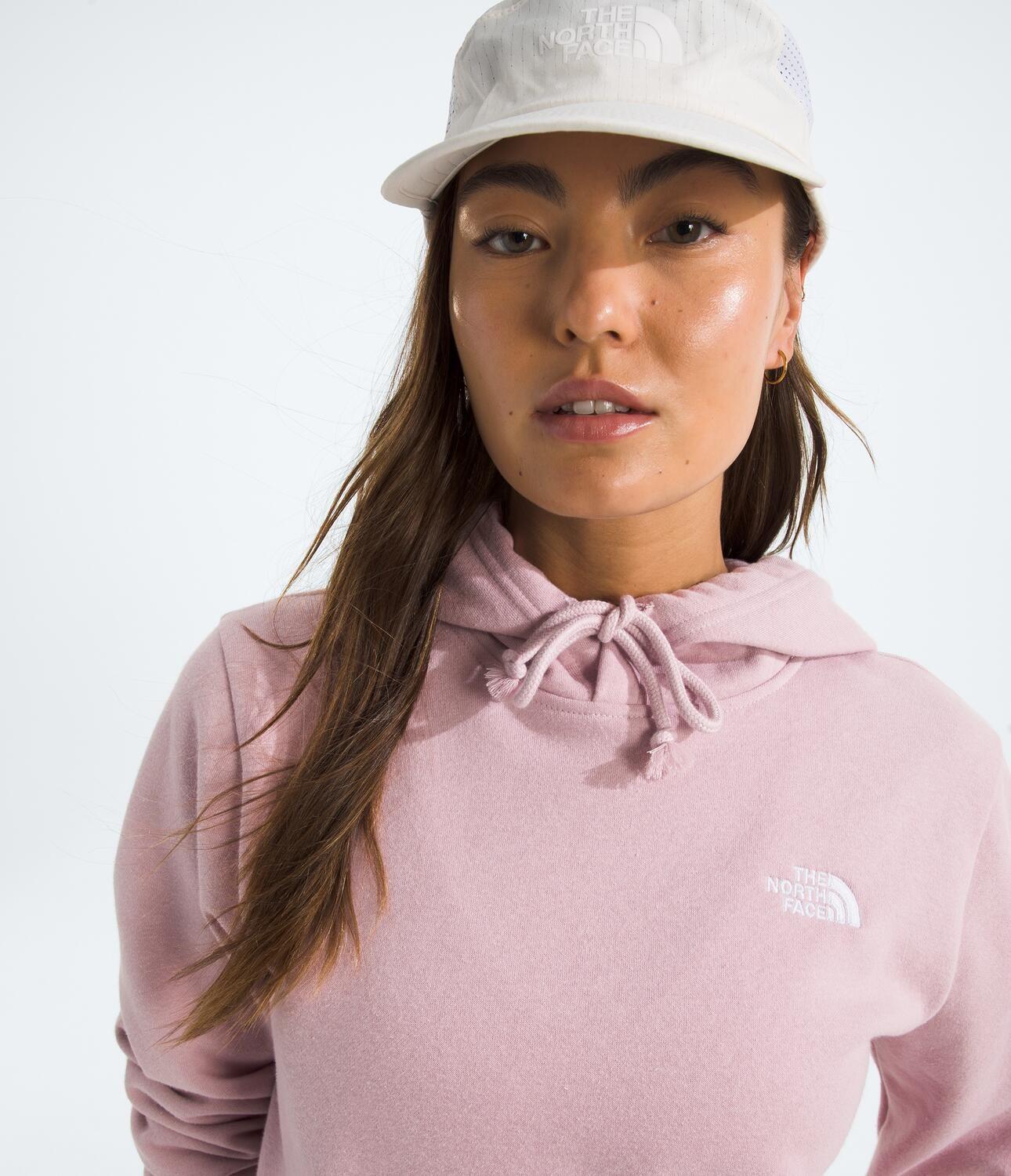 Poleron Evo Emb Hoodie Mujer Rosado-1