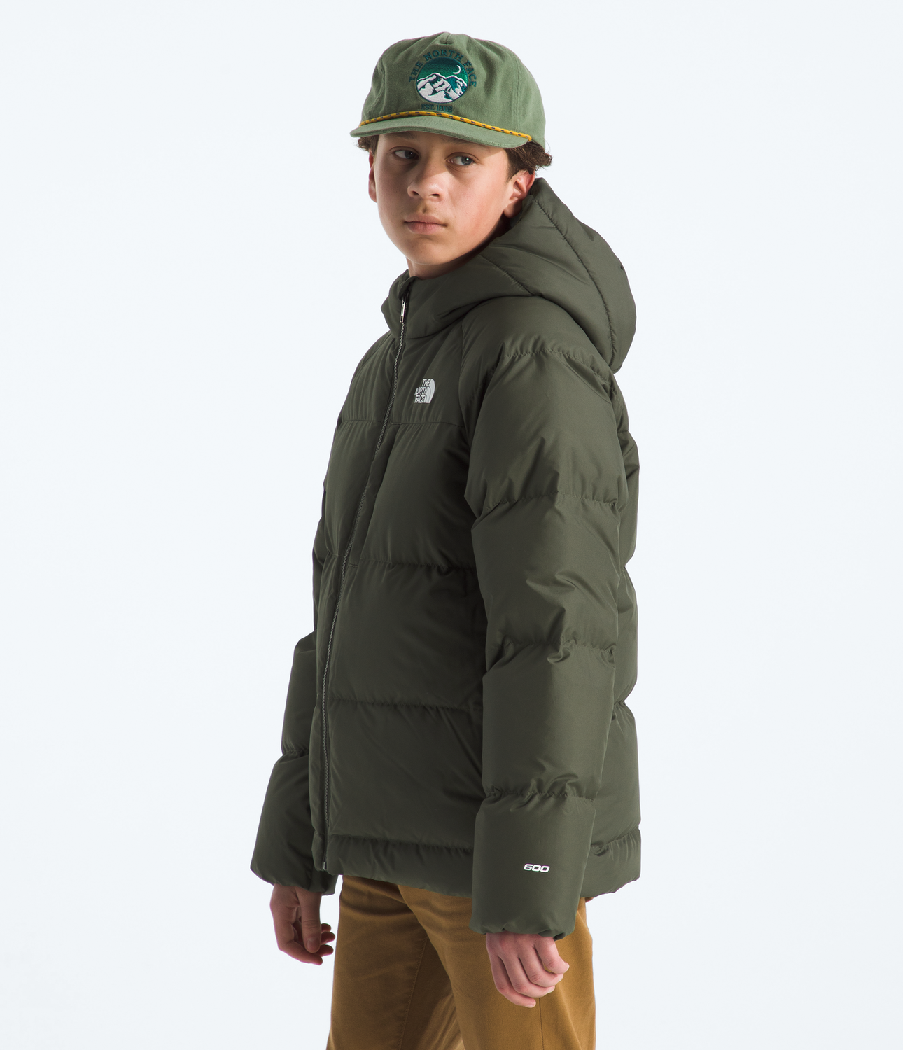 Chaqueta North Down Hooded Jacket Niño Verde Oscuro-2