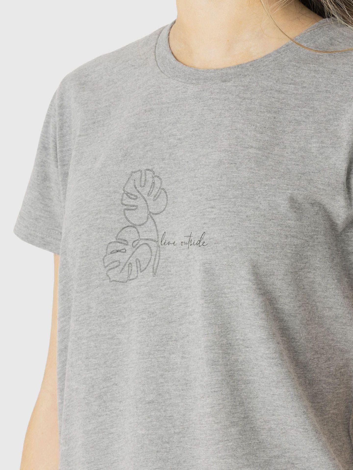 Polera Kivül Mujer Zaka Reciclada Gris-4