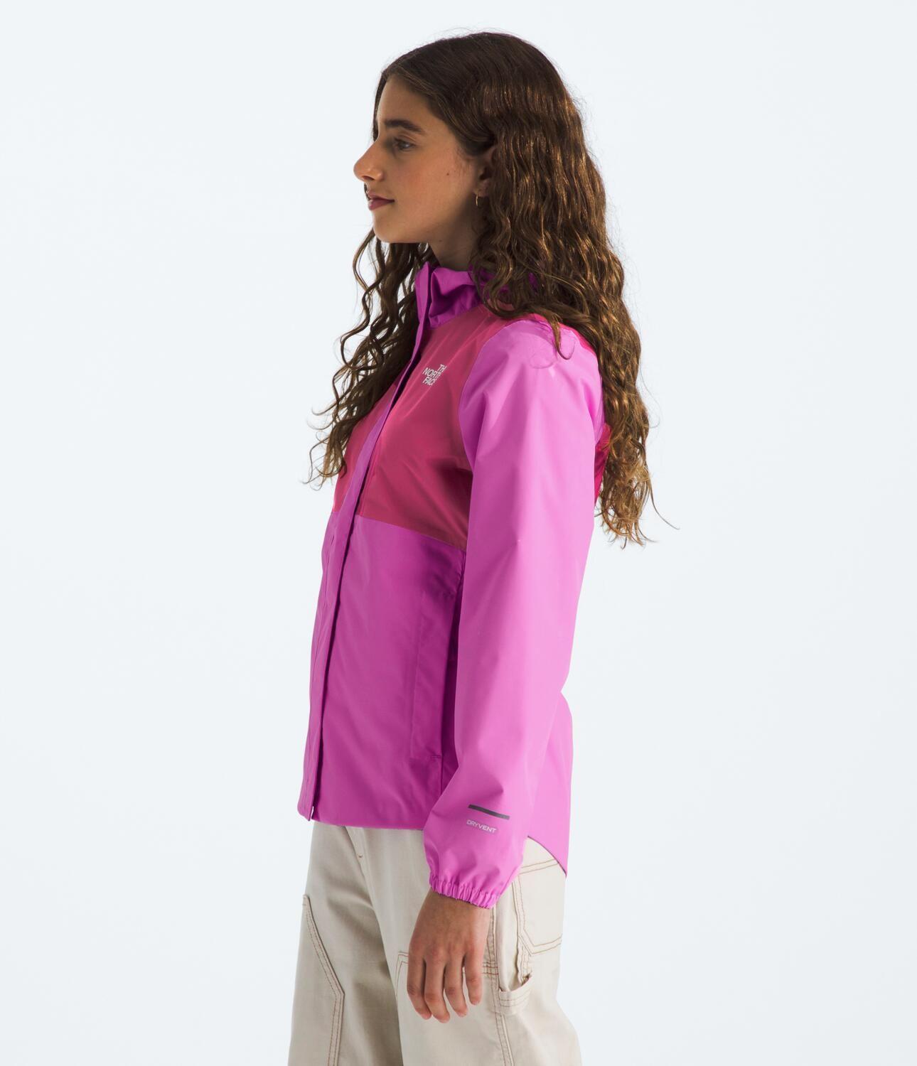 Chaqueta Impermeable Antora Niña Rosado-3