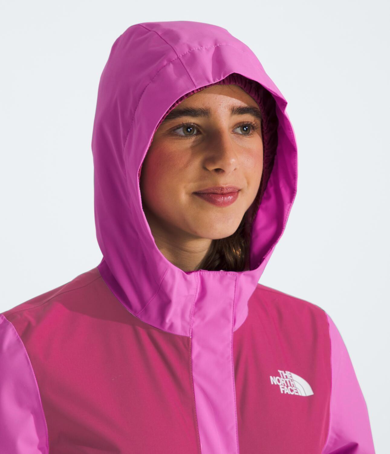 Chaqueta Impermeable Antora Niña Rosado-4