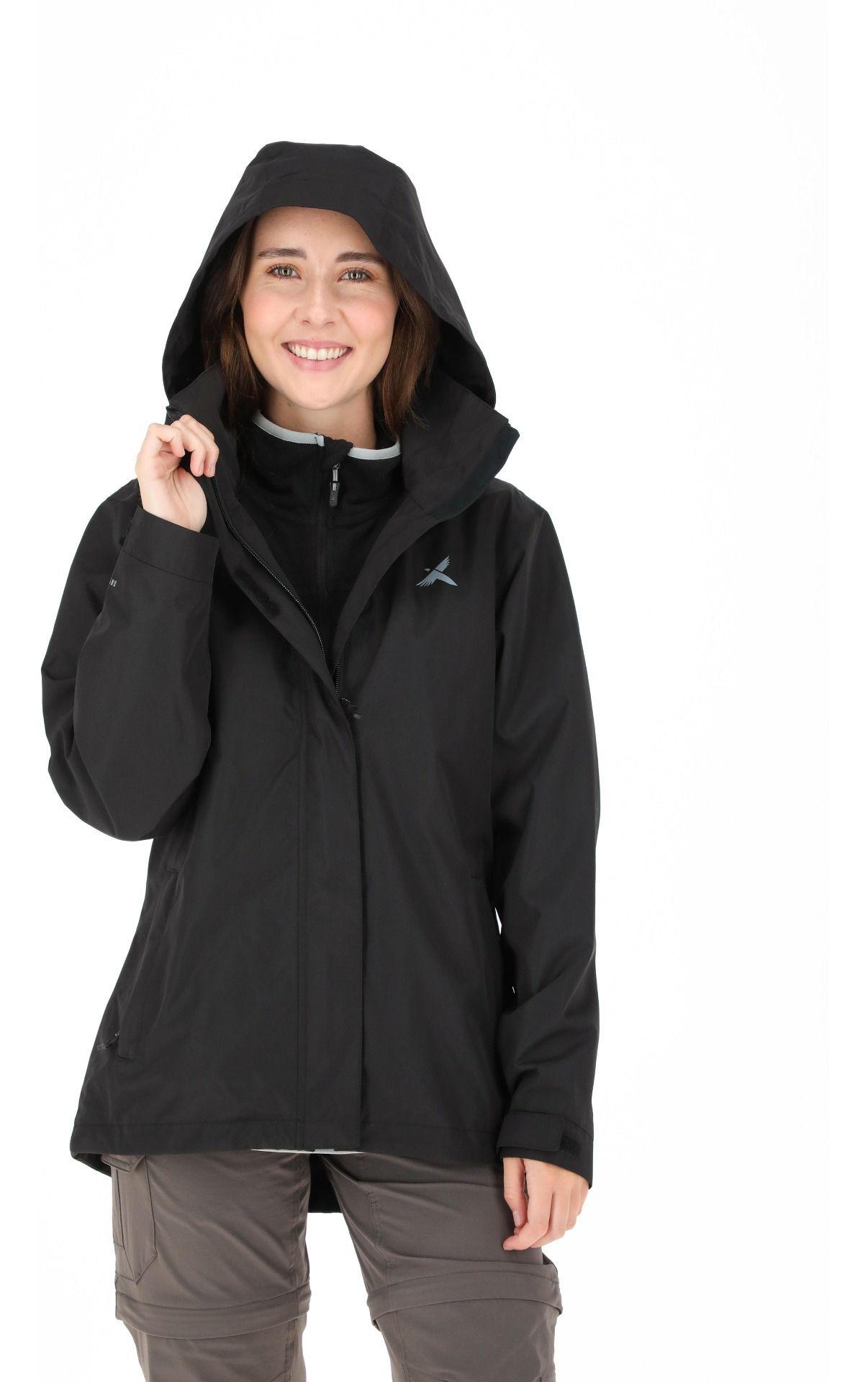 Chaqueta Andesgear Mujer Pumalín Impermeable Negro-1
