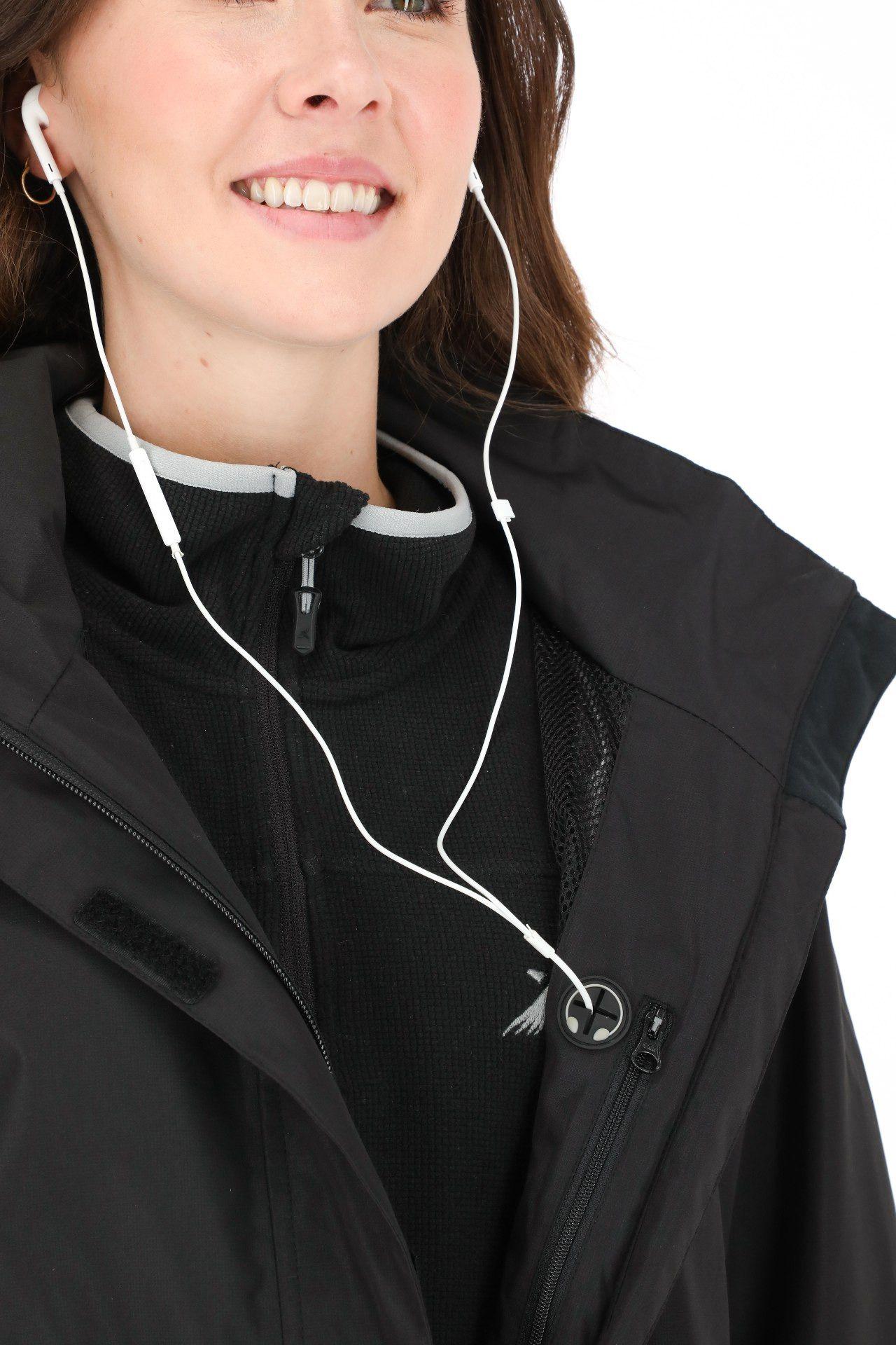 Chaqueta Andesgear Mujer Pumalín Impermeable Negro-3