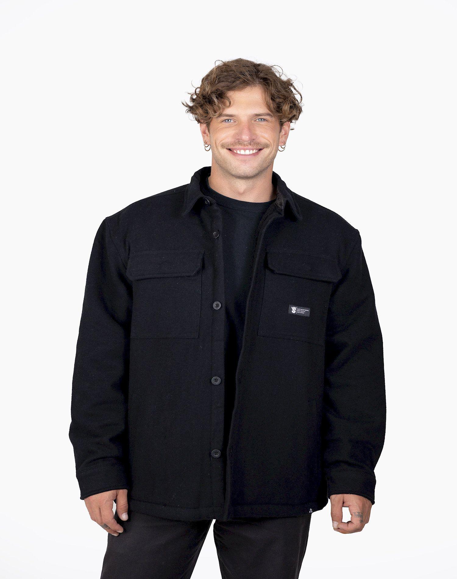 Chaqueta Stoked Hombre Ola Negro-0