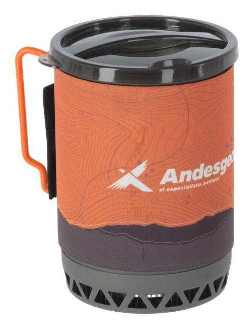 Olla Andesgear Unisex Aluminio 1.4lts Con Sistema Jet Azul Azul-0