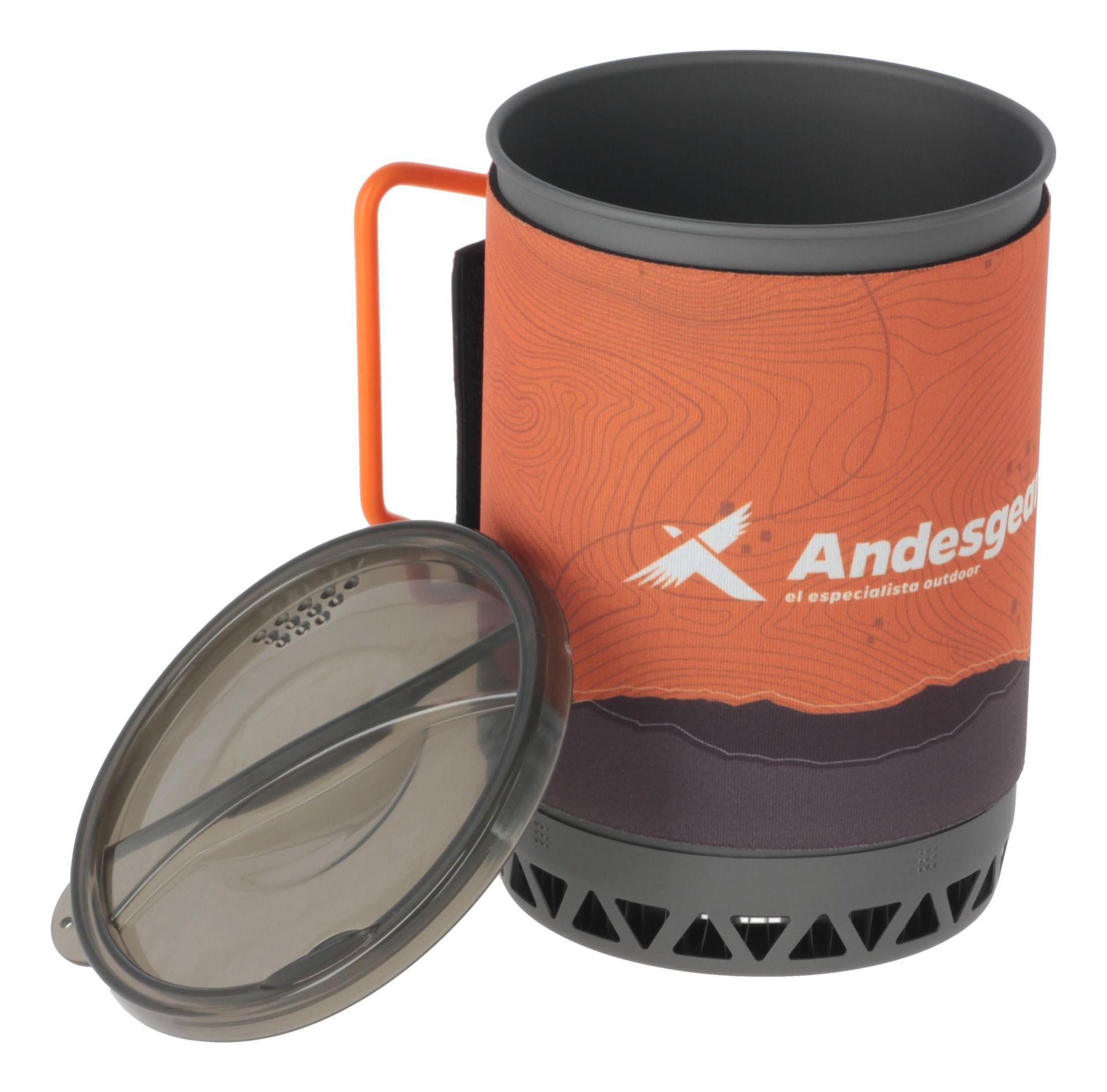 Olla Andesgear Unisex Aluminio 1.4lts Con Sistema Jet Azul Azul-1