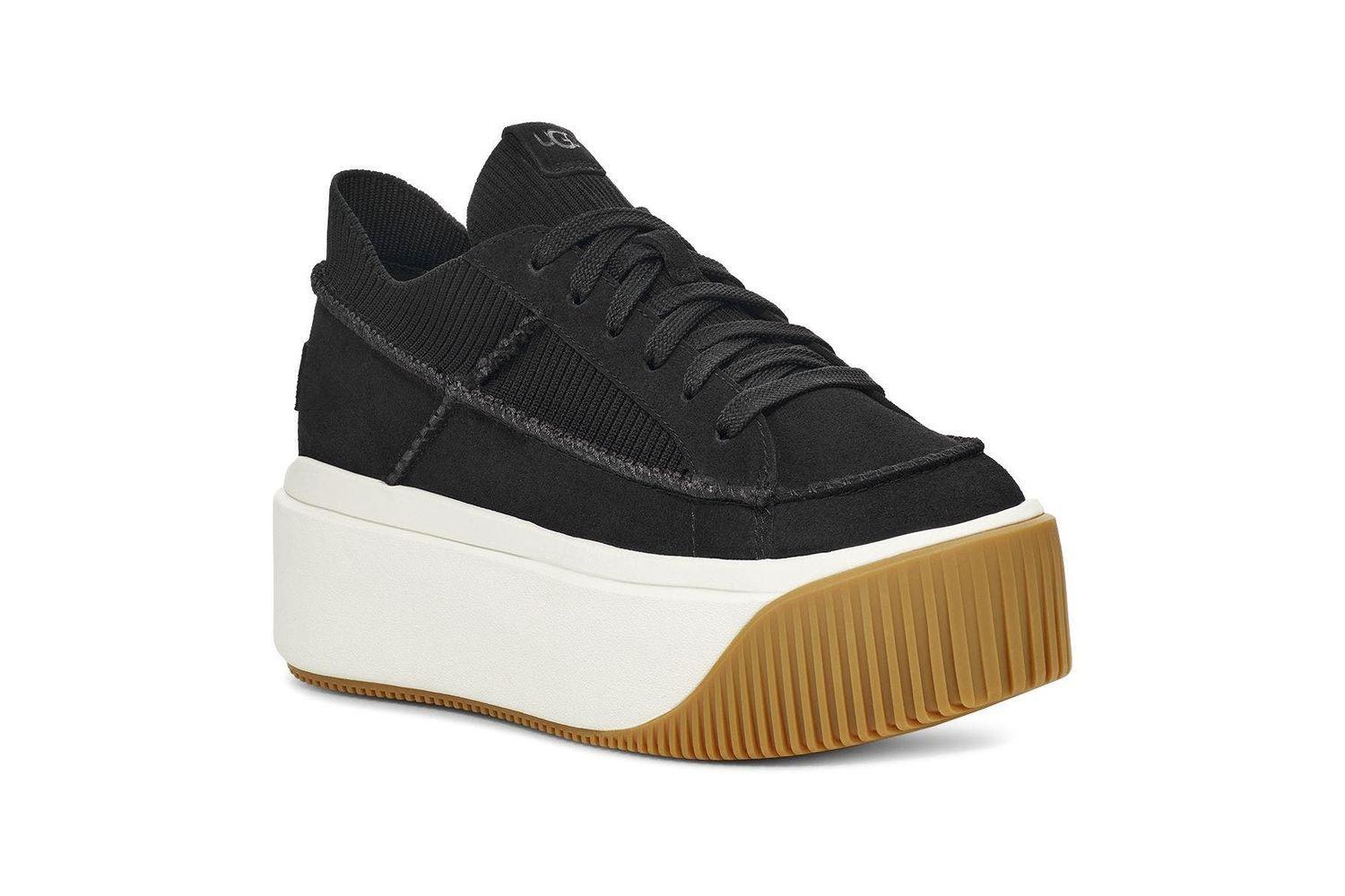 Zapatillas Ugg Mujer Ez-Duzzit Lace Negro-1