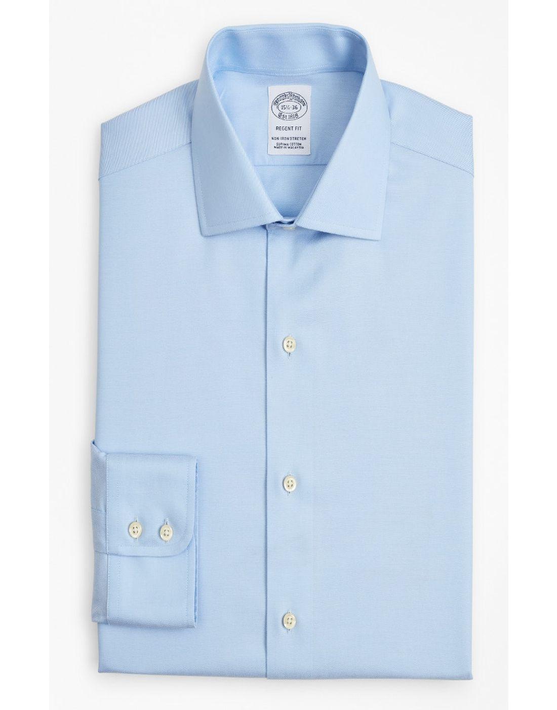 Camisa Brooks Brothers Hombre Ds Og Ni Stwl Eng Dbb Ff Np Rgnt Celeste-2