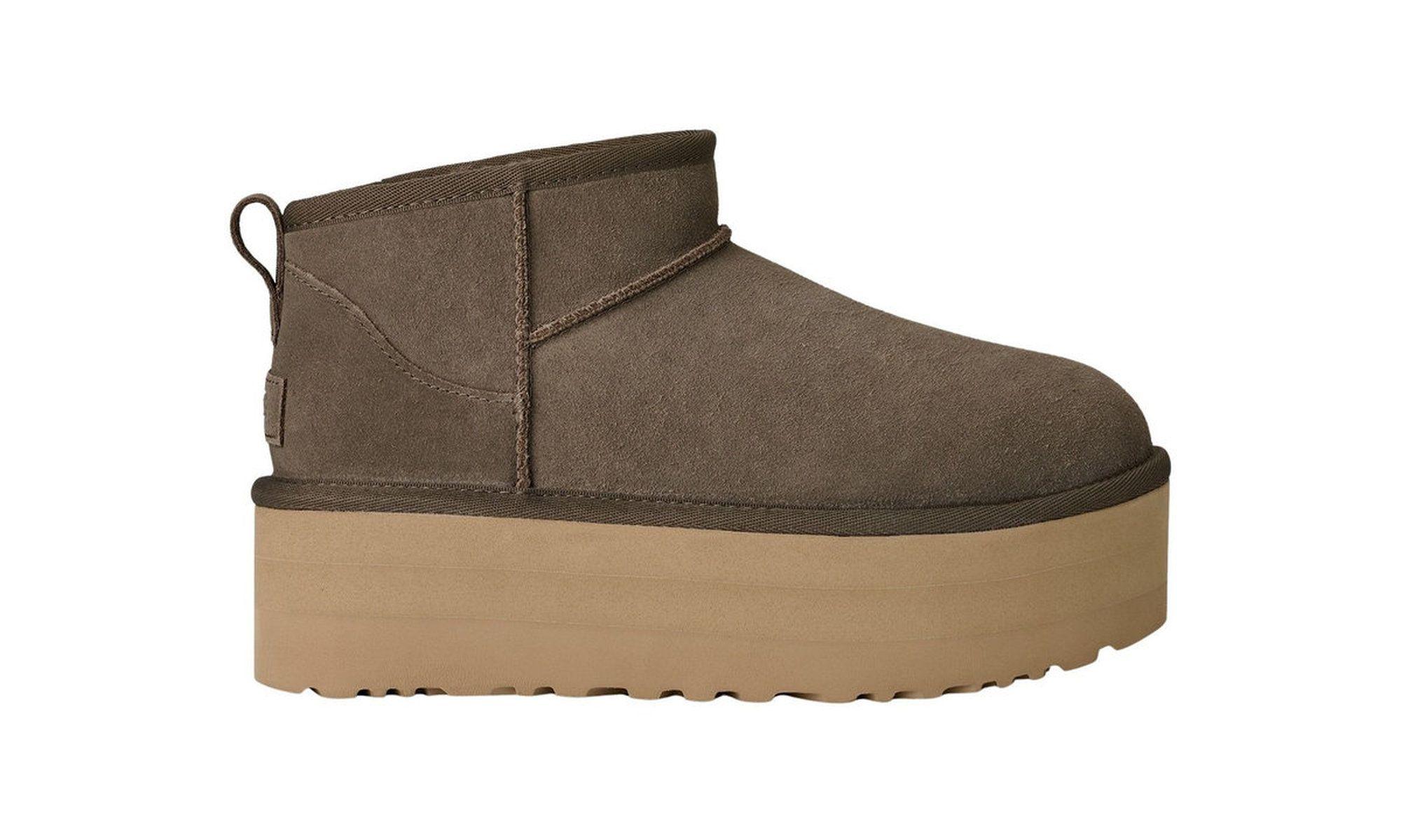 Botas Mujer Classic Ultra Mini Platform Verde Ugg-0