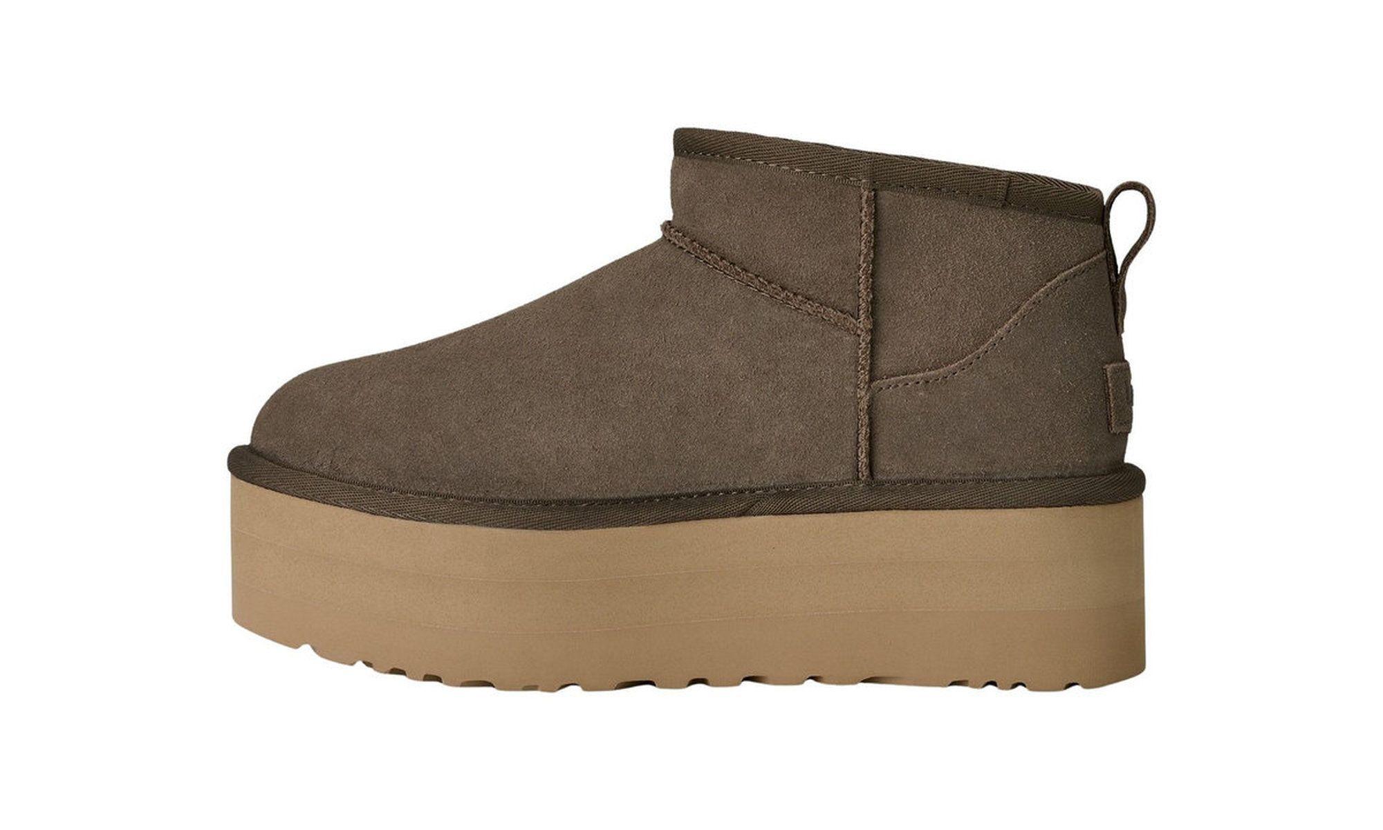 Botas Mujer Classic Ultra Mini Platform Verde Ugg-2