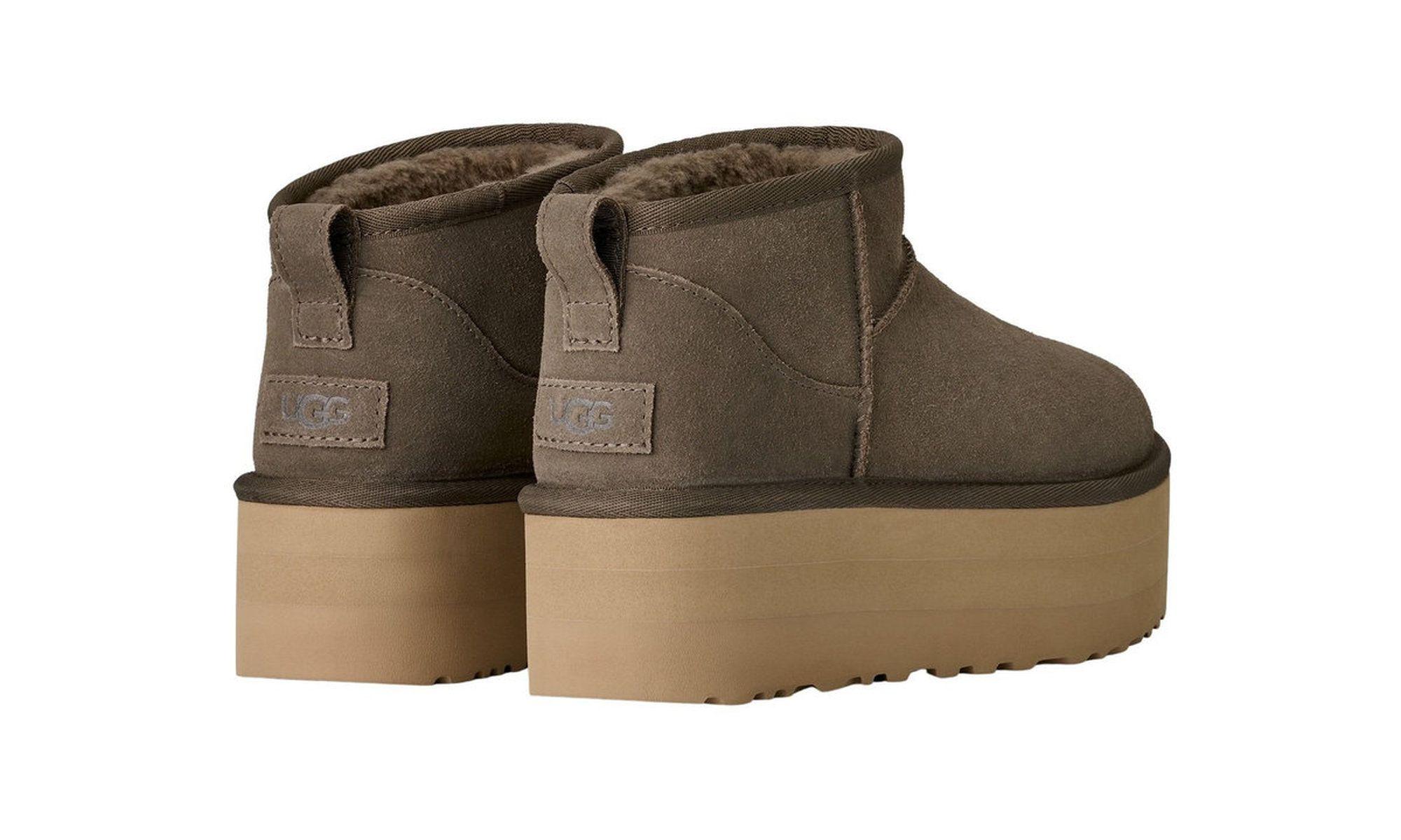 Botas Mujer Classic Ultra Mini Platform Verde Ugg-3