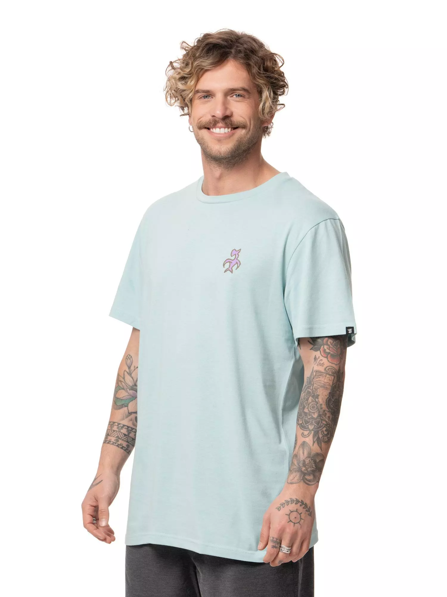 Polera Stoked Hombre Rapanui Verde claro-1