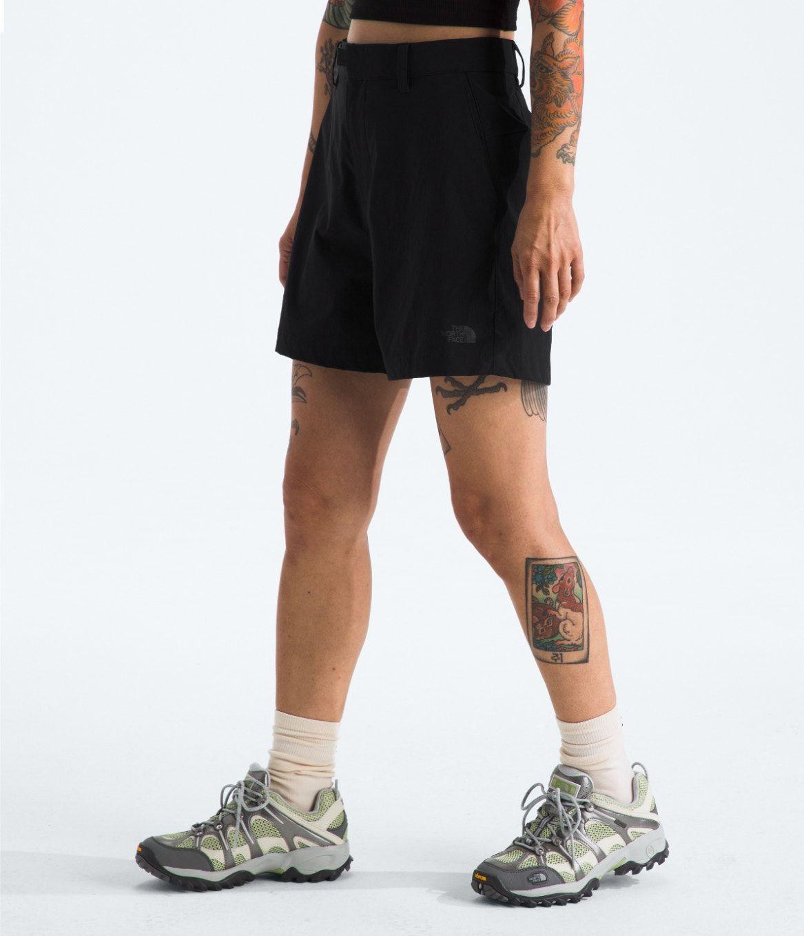 Short The North Face Mujer De Trekking Basin Negro-2