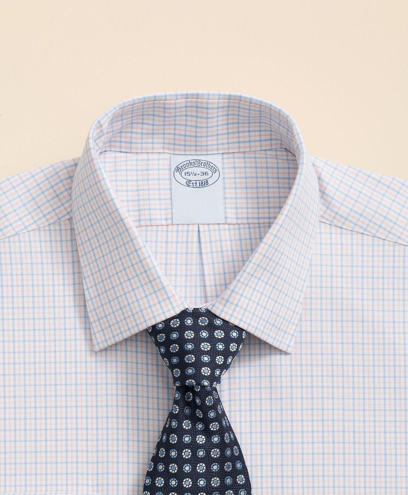 Camisa Brooks Brothers Hombre Chk- June Naranja-1