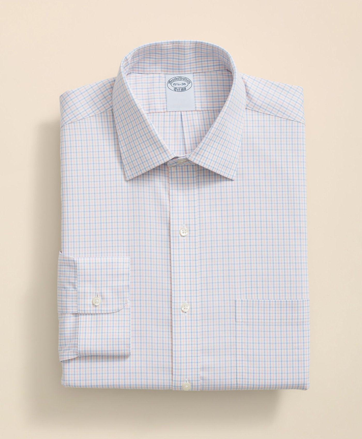 Camisa Brooks Brothers Hombre Chk- June Naranja-2