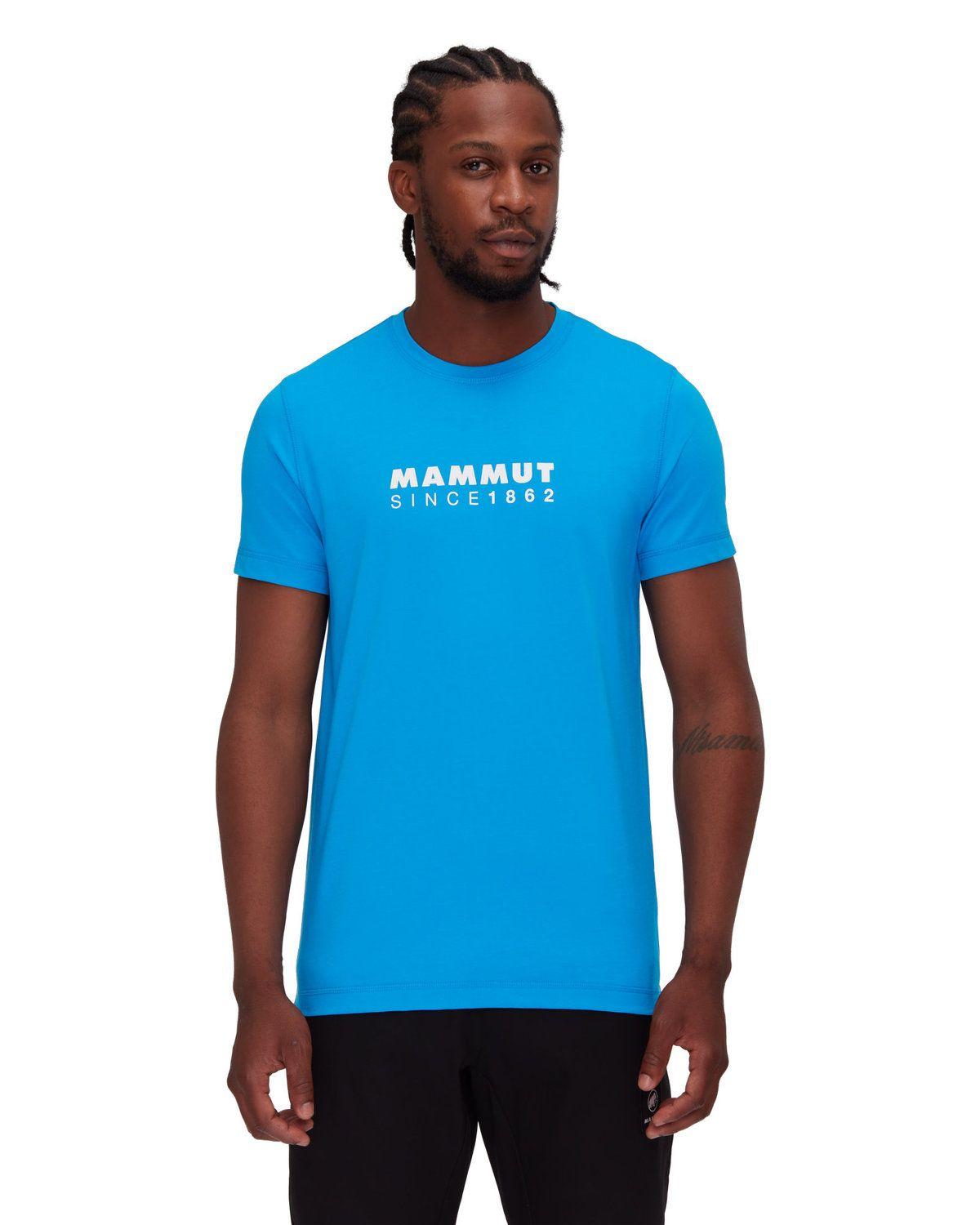 Polera Mammut Hombre Core Logo Celeste-0