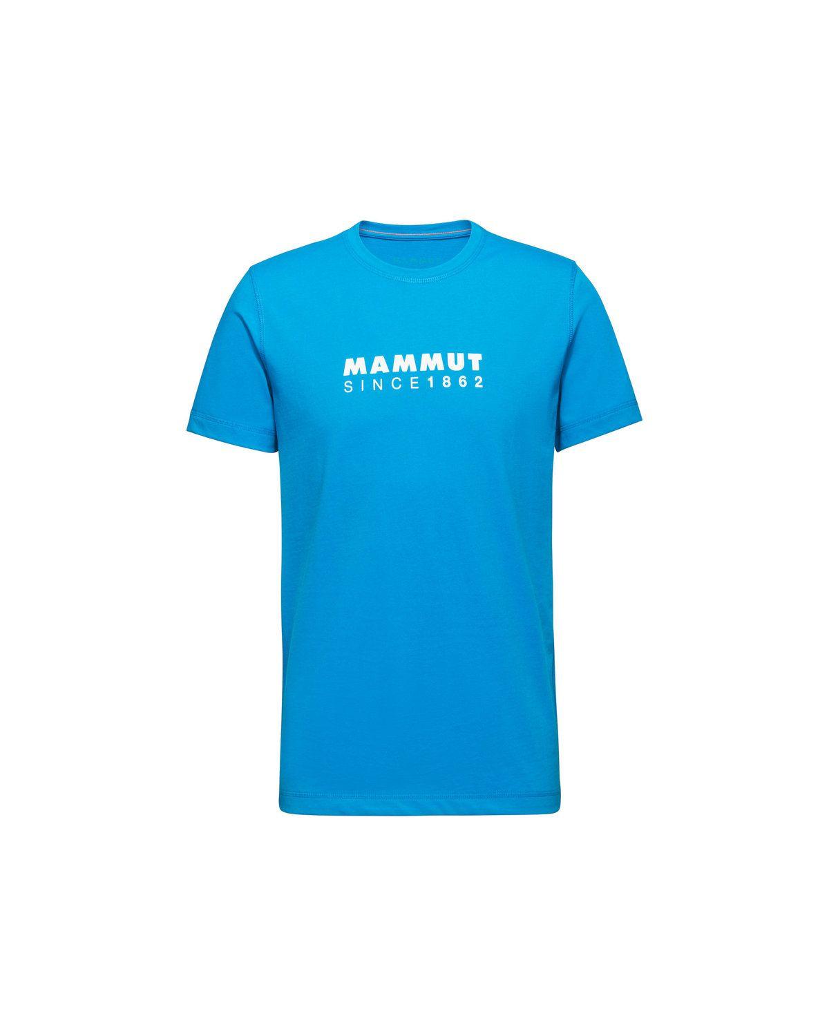 Polera Mammut Hombre Core Logo Celeste-3