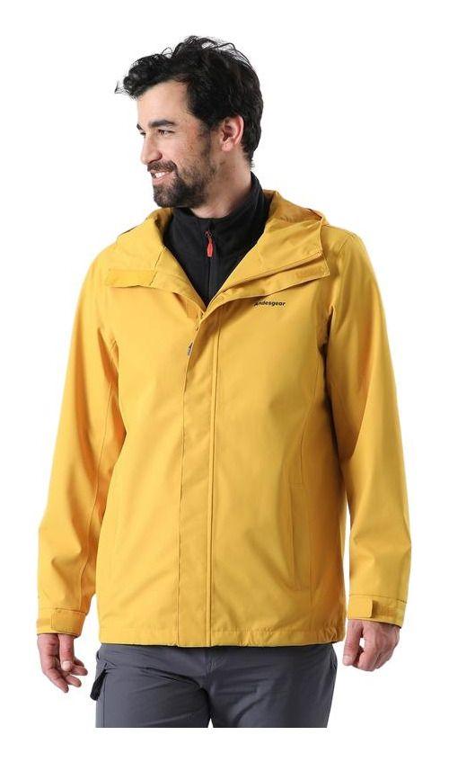 Chaqueta Andesgear Hombre Impermeable Pumalín Amarillo-0